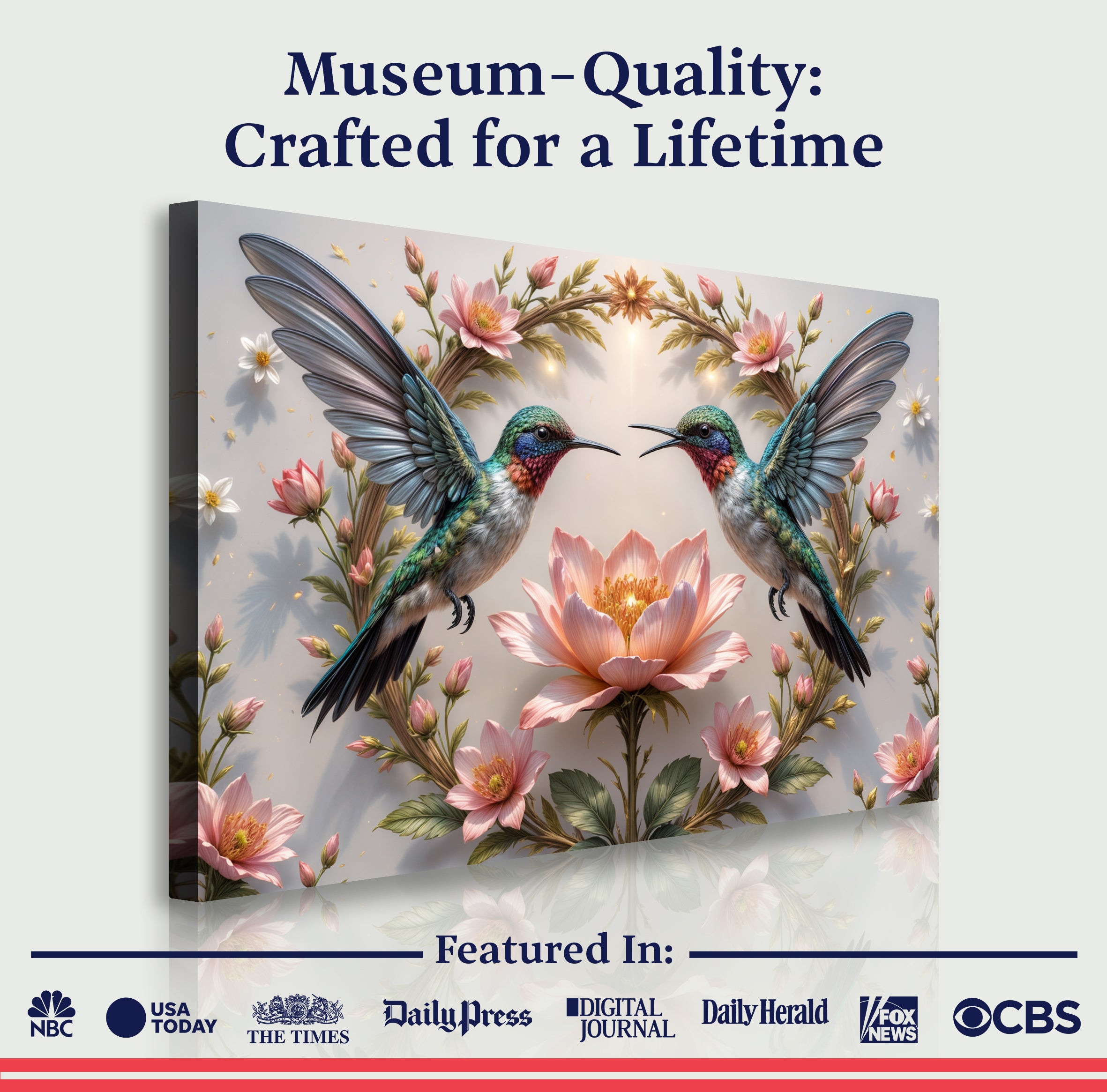 3D Hummingbirds Wall Art VI on sale at MyriadMart