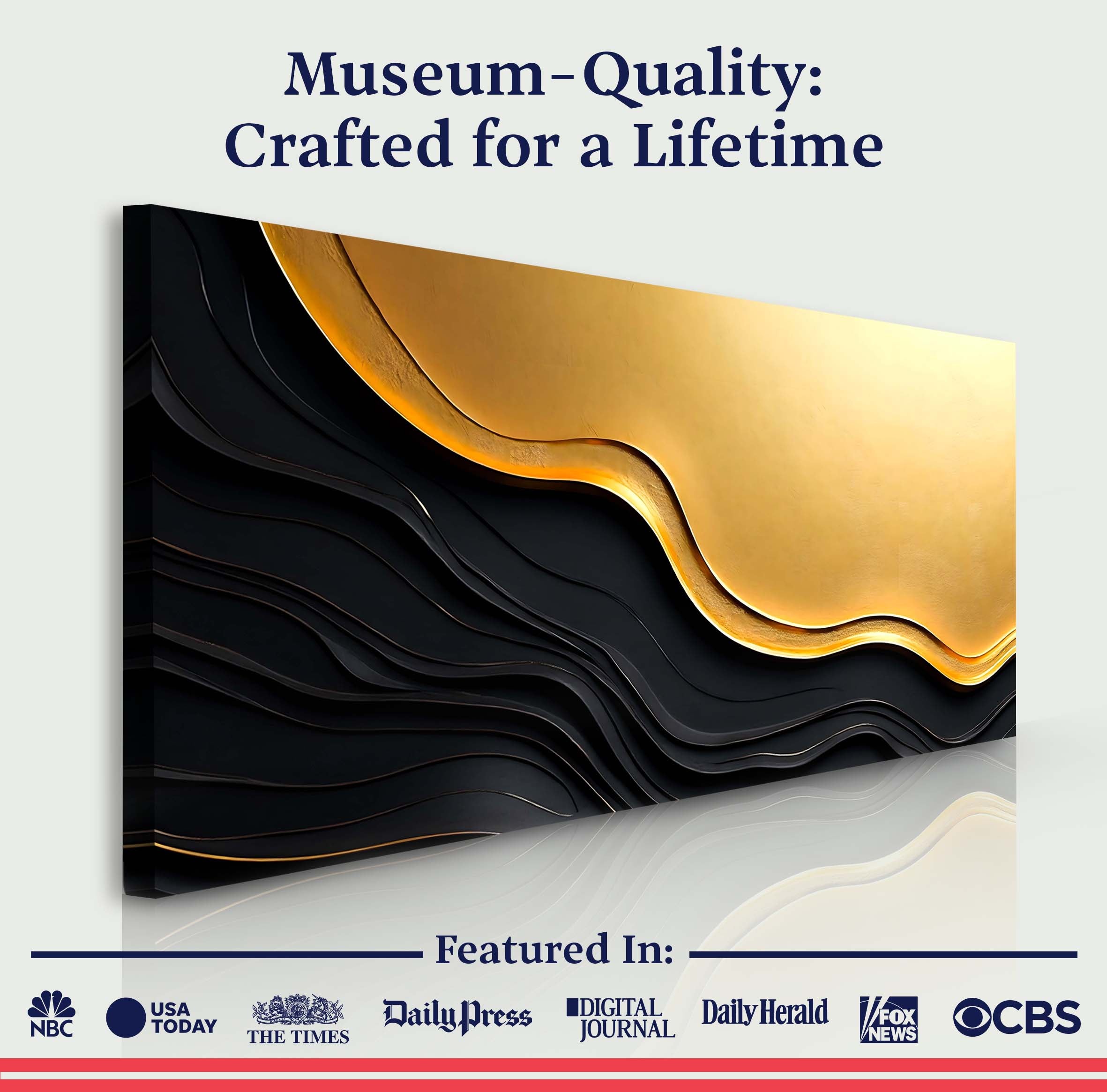 Black And Gold Minimalist Abstract V on sale at MyriadMart