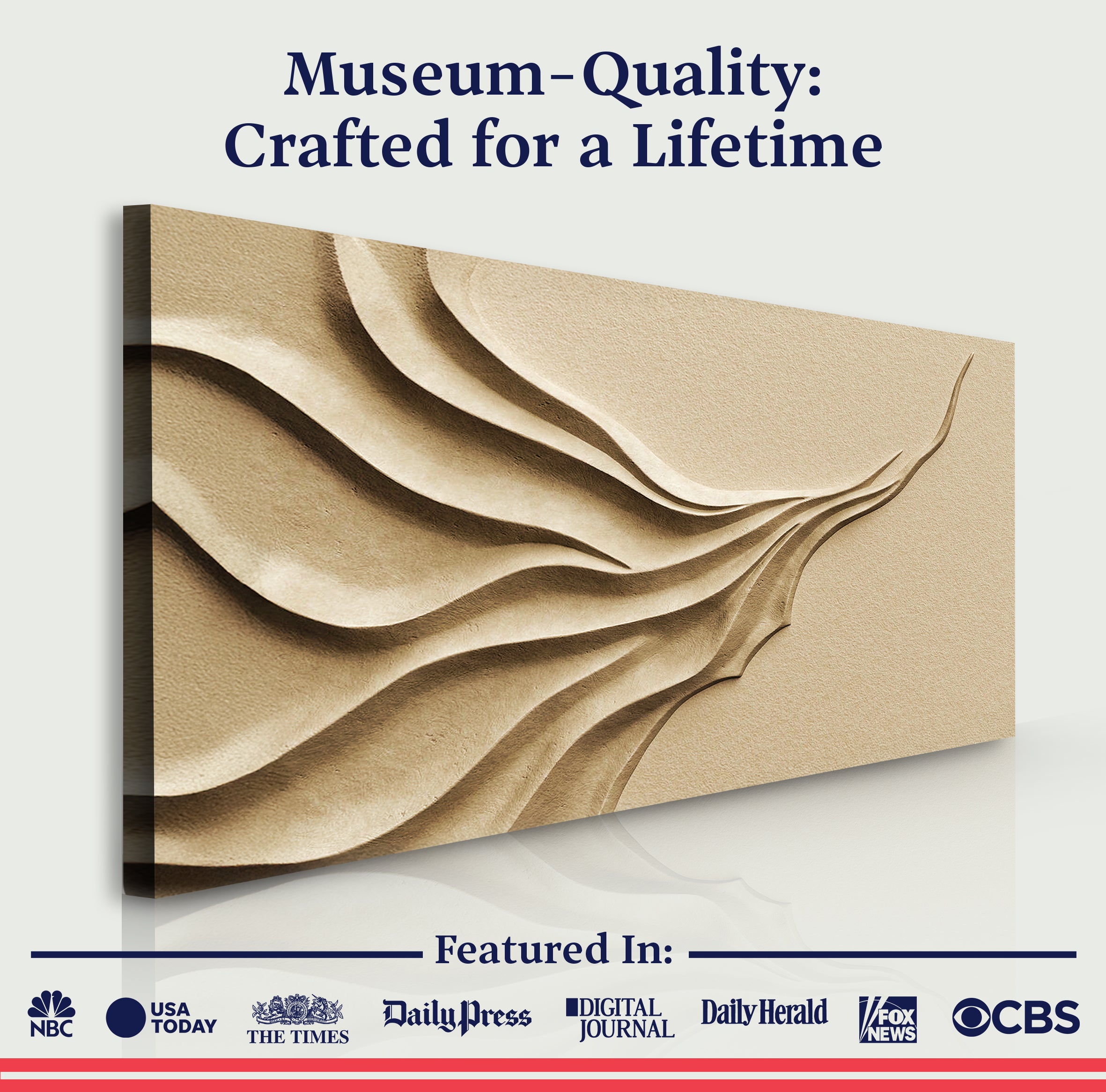 Beige Minimalist Wall Art II on sale at MyriadMart