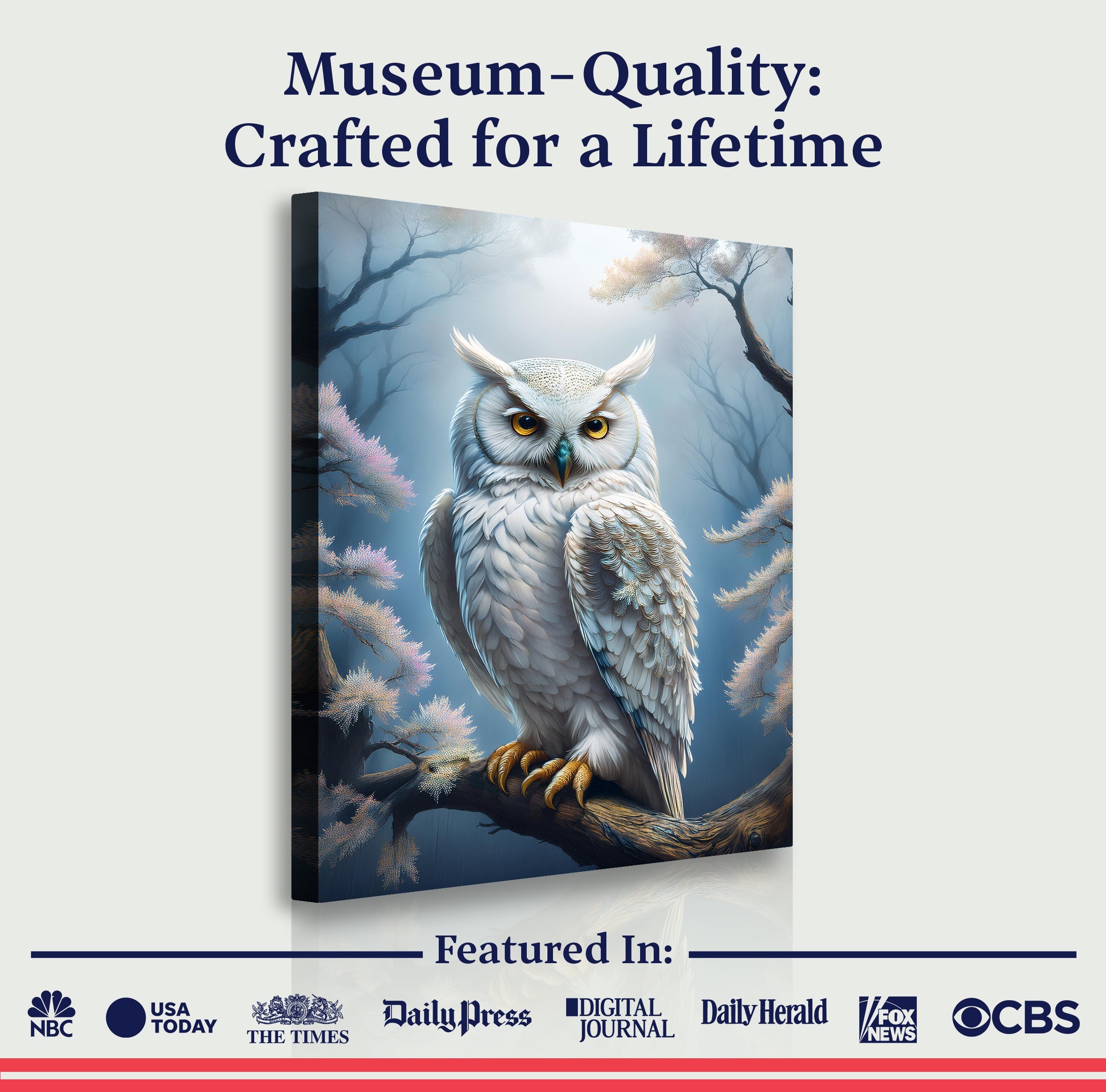 Owl Wall Art II on sale at MyriadMart