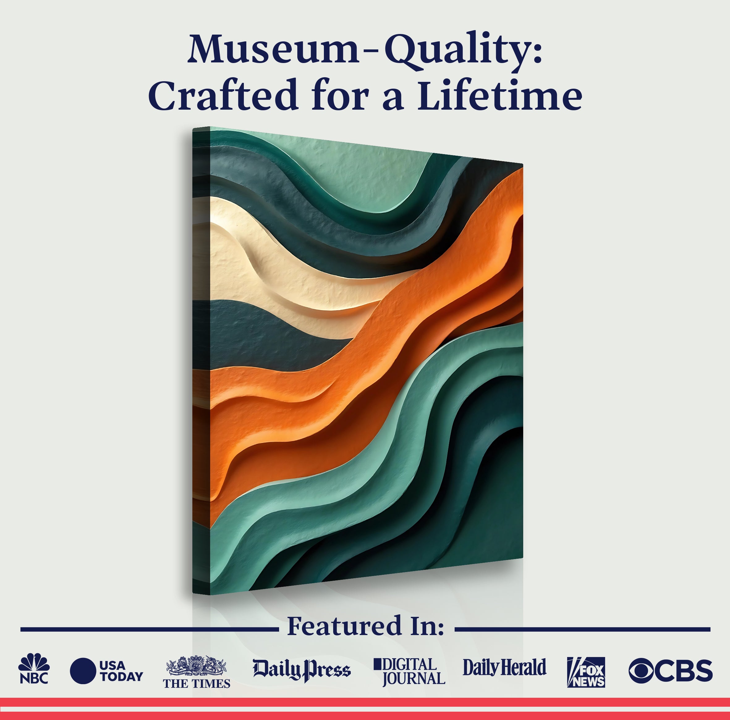 Wave Abstract Wall Art on sale at MyriadMart