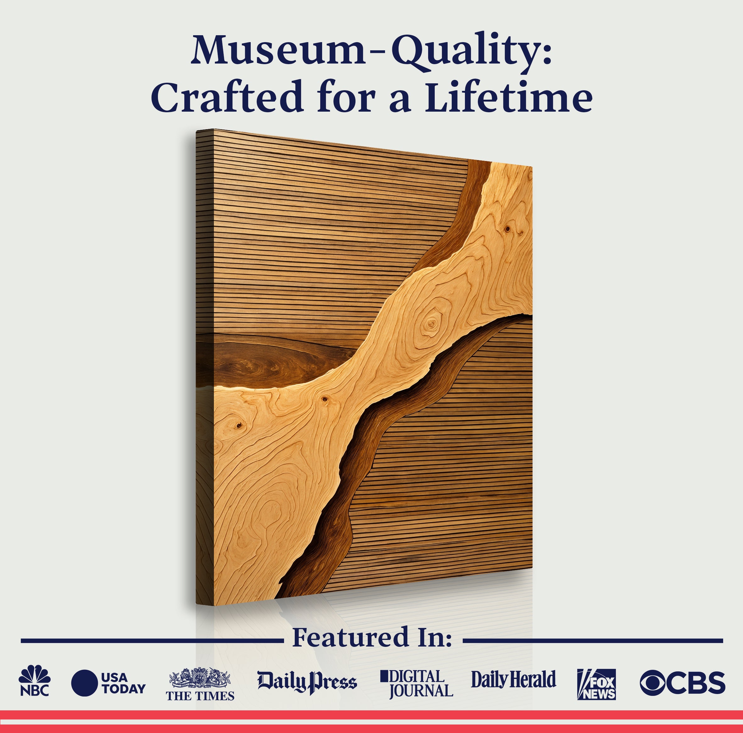 Wood Rift Wall Art on sale at MyriadMart