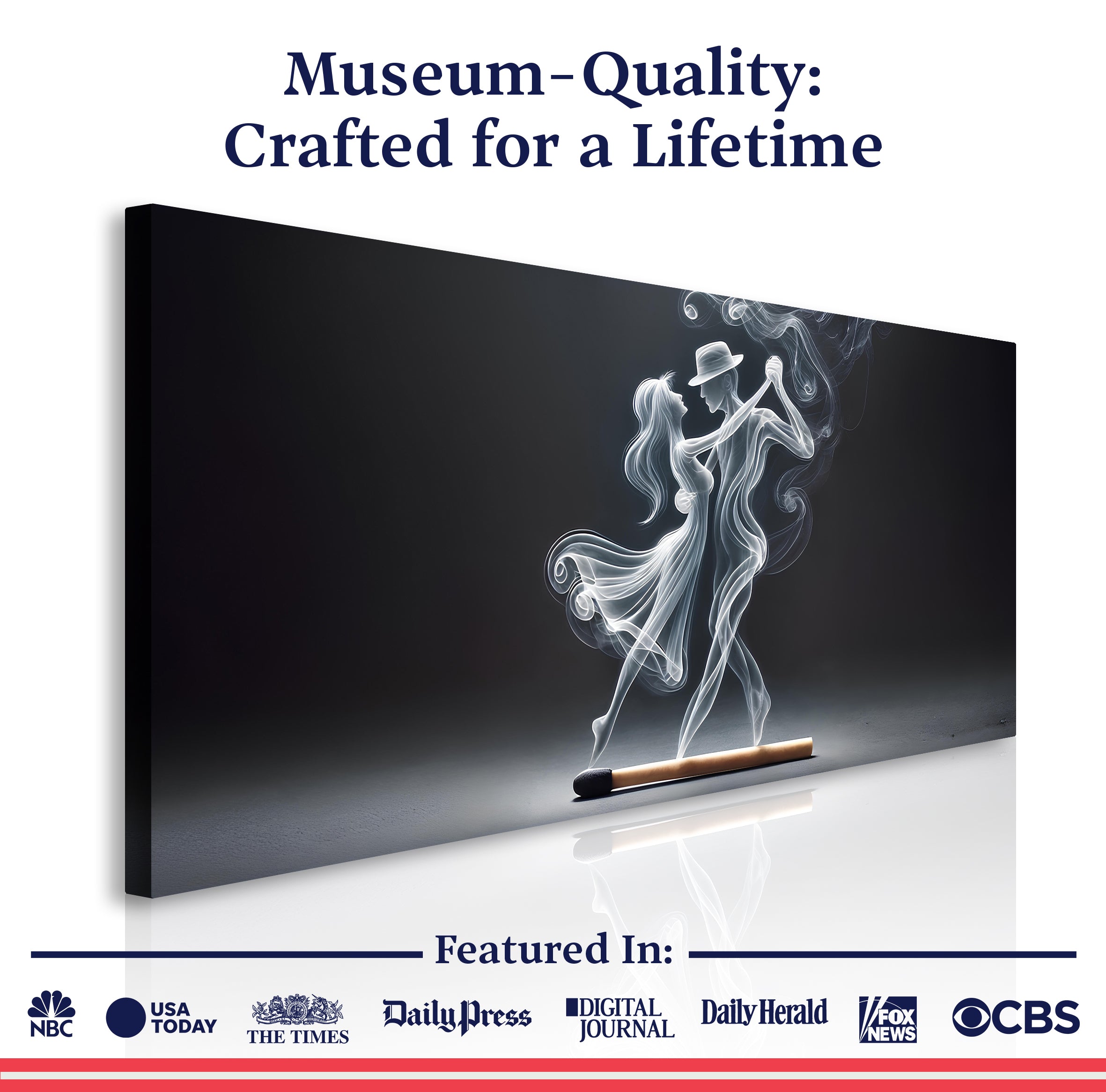 Modern Abstract Couple Dance Wall Art on sale at MyriadMart