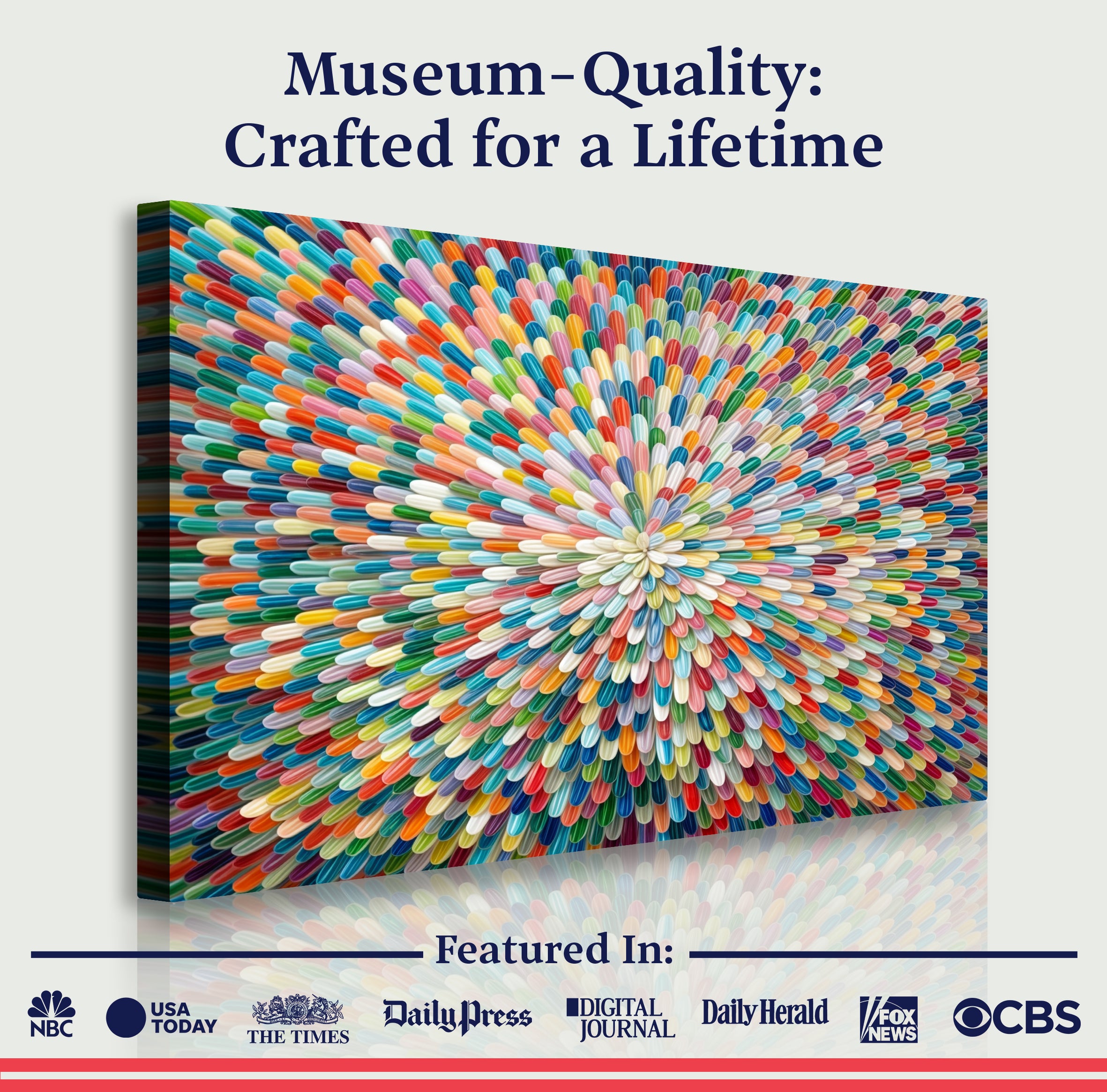Radiant Bloom Abstract Impasto Wall Art on sale at MyriadMart