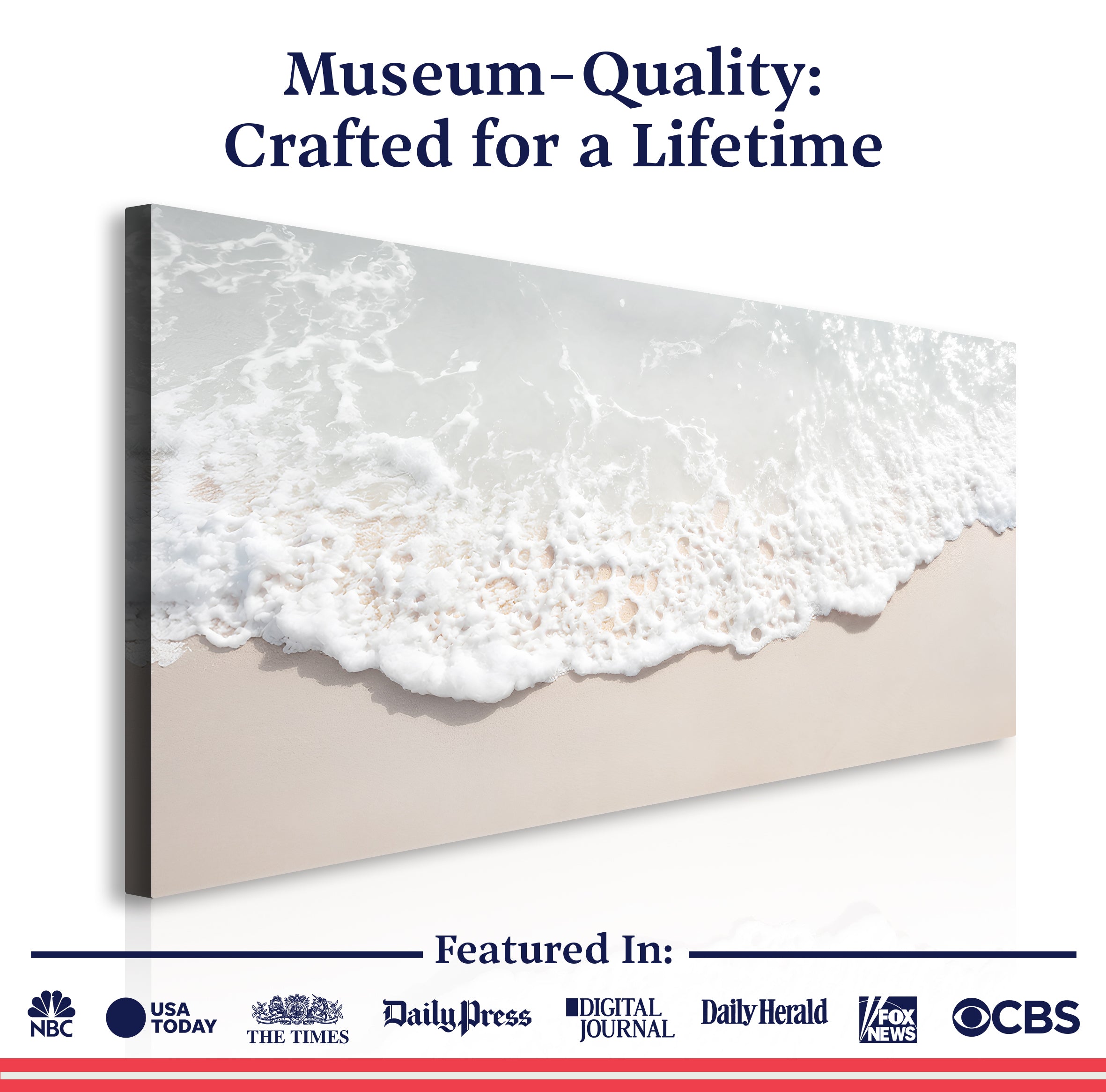 Sandy Waves Wall Art on sale at MyriadMart