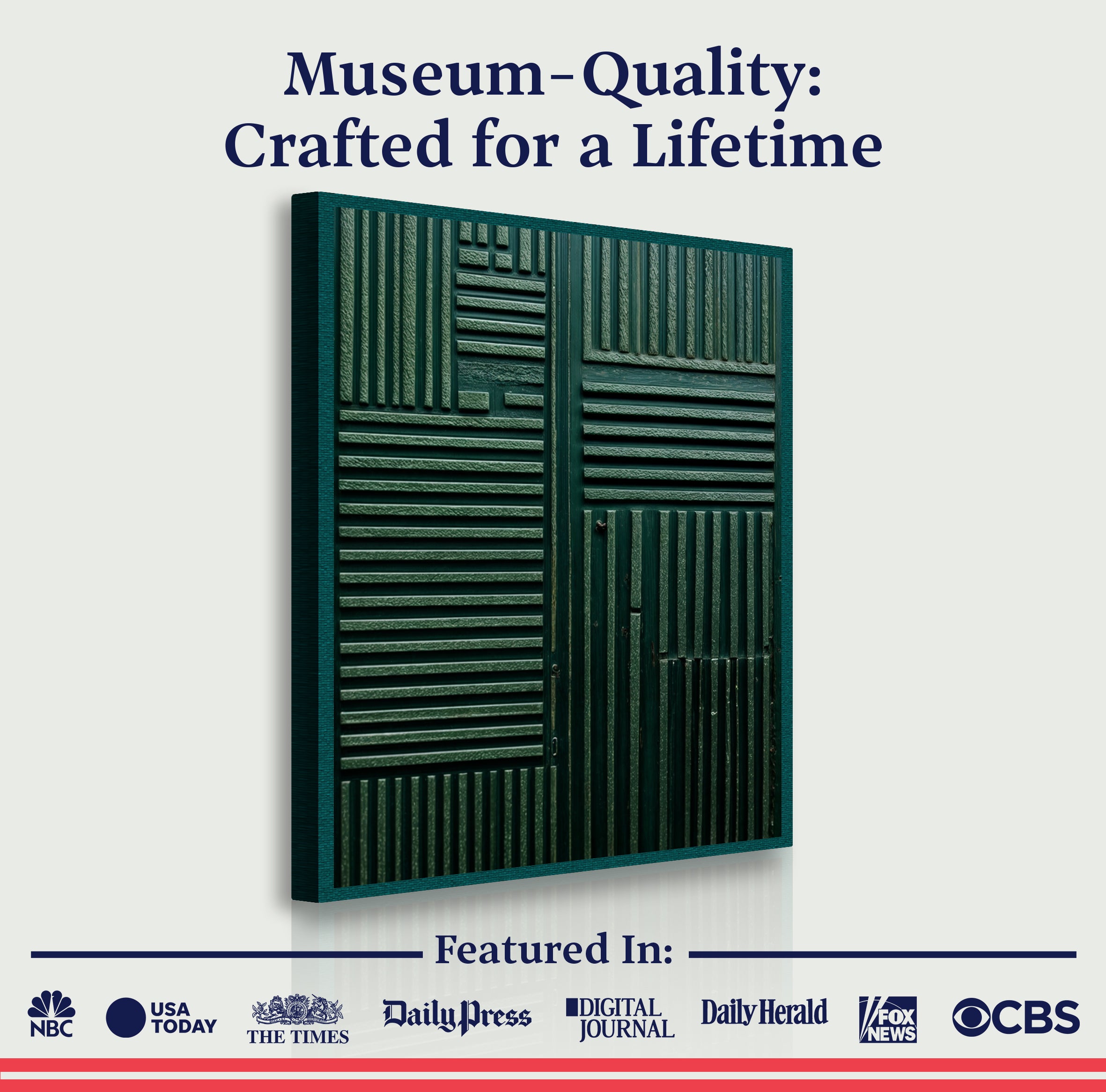 Green Abstract Patterns Wall Art on sale at MyriadMart