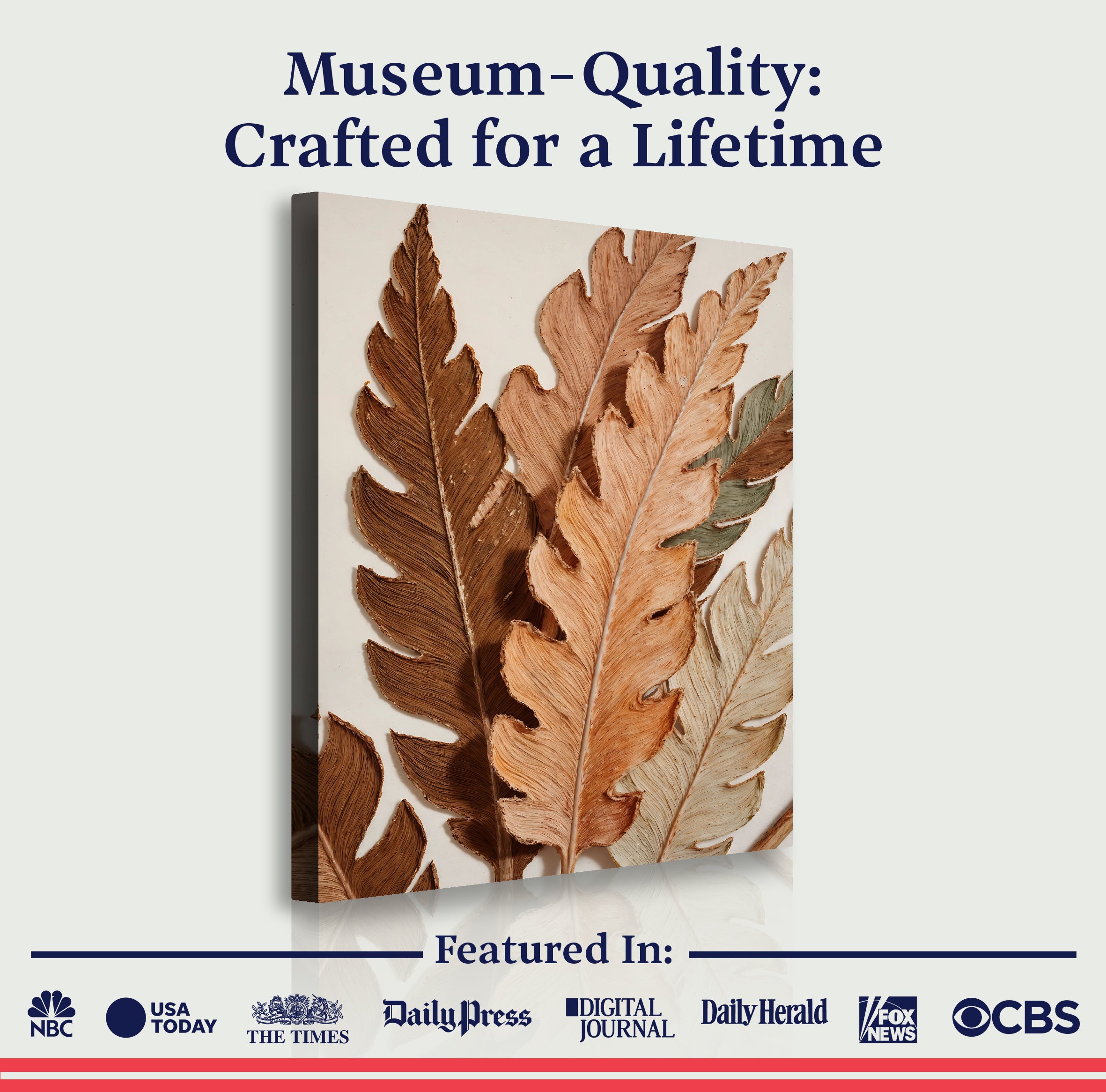 Abstract Autum Leaves Wall Art on sale at MyriadMart