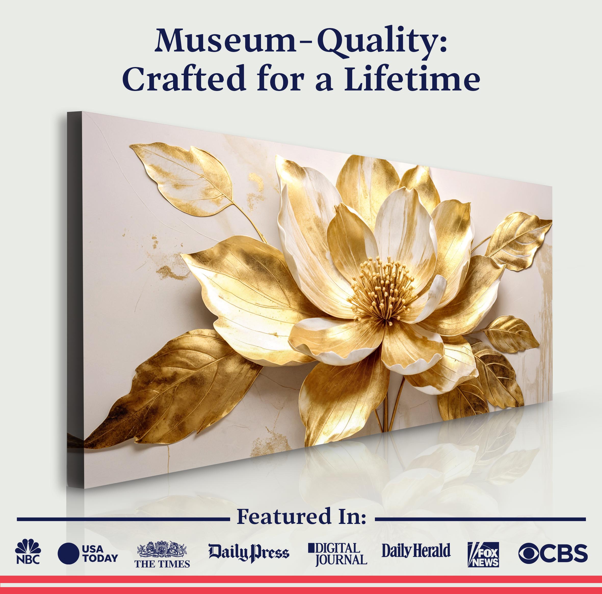 Golden Dandelion Minimalist Abstract Wall Art VIII on sale at MyriadMart