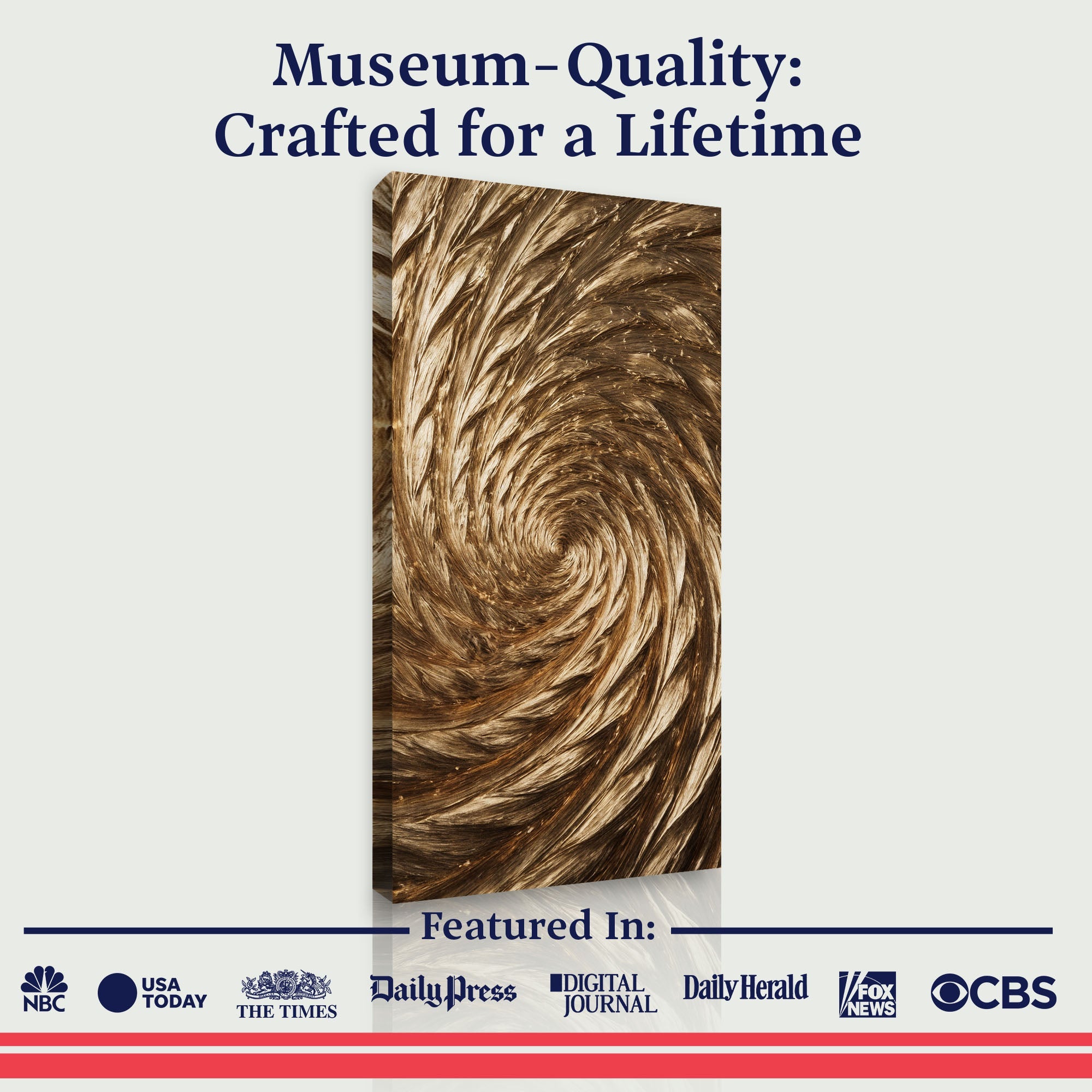 Gold Spiral Abstract Wall Art on sale at MyriadMart