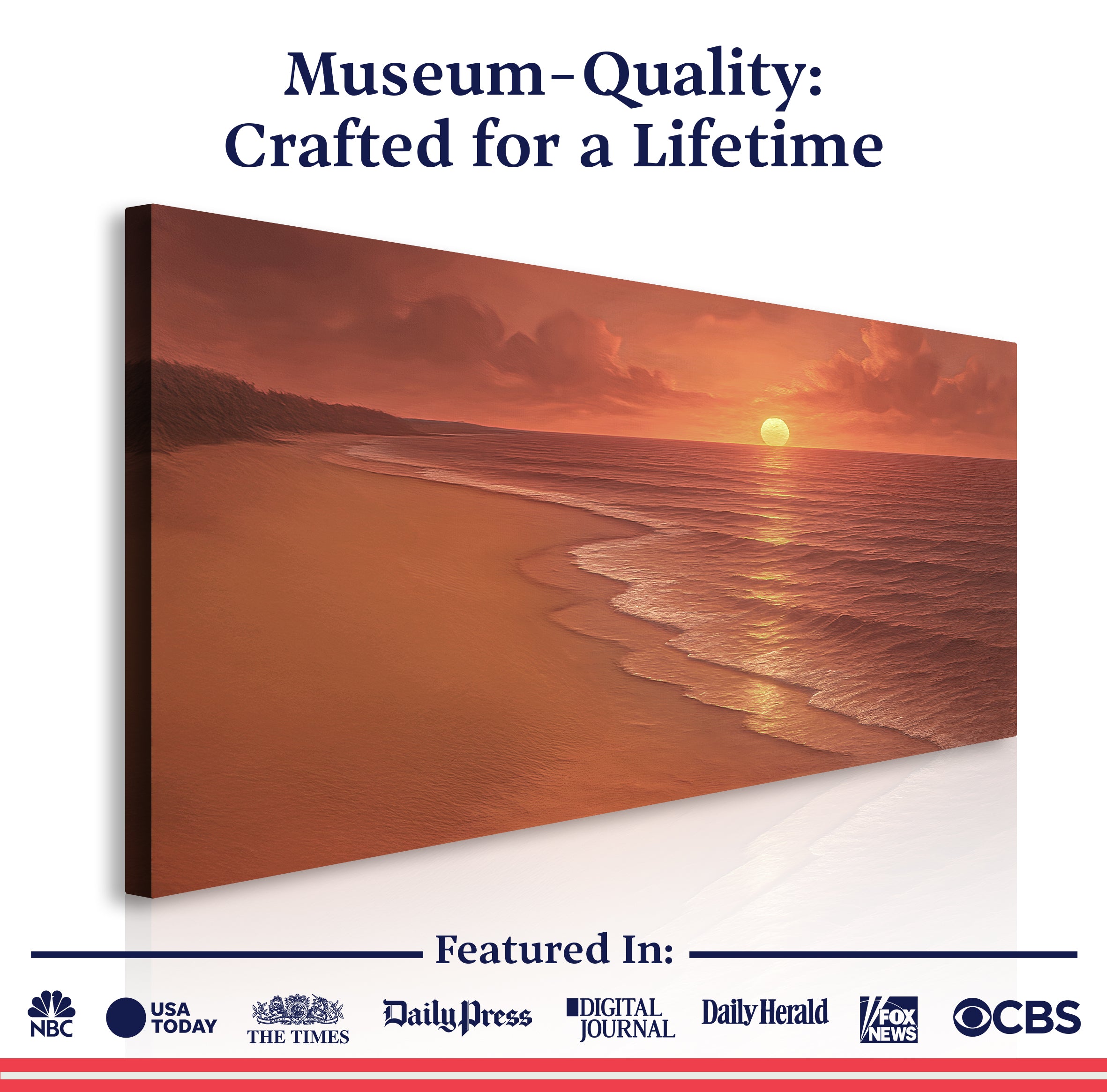 Beach Shoreline Coastal Wall Art VII on sale at MyriadMart