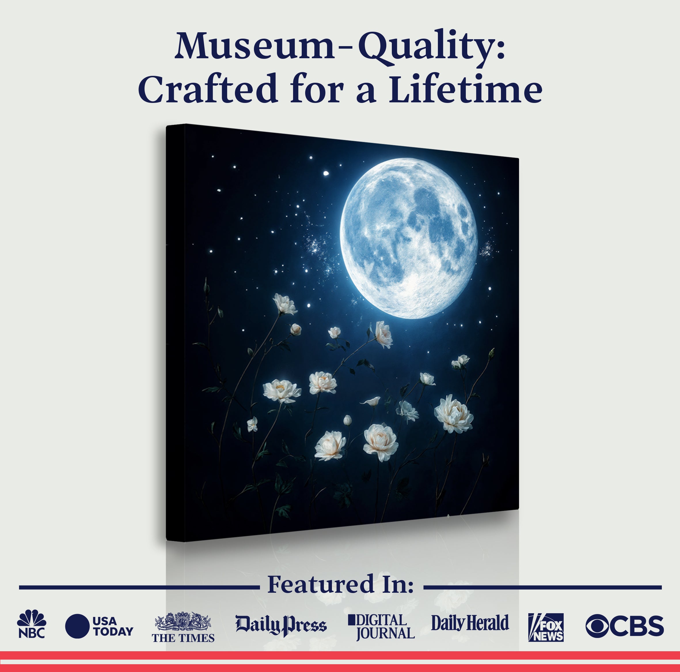 Lunar Canvas Wall Art on sale at MyriadMart