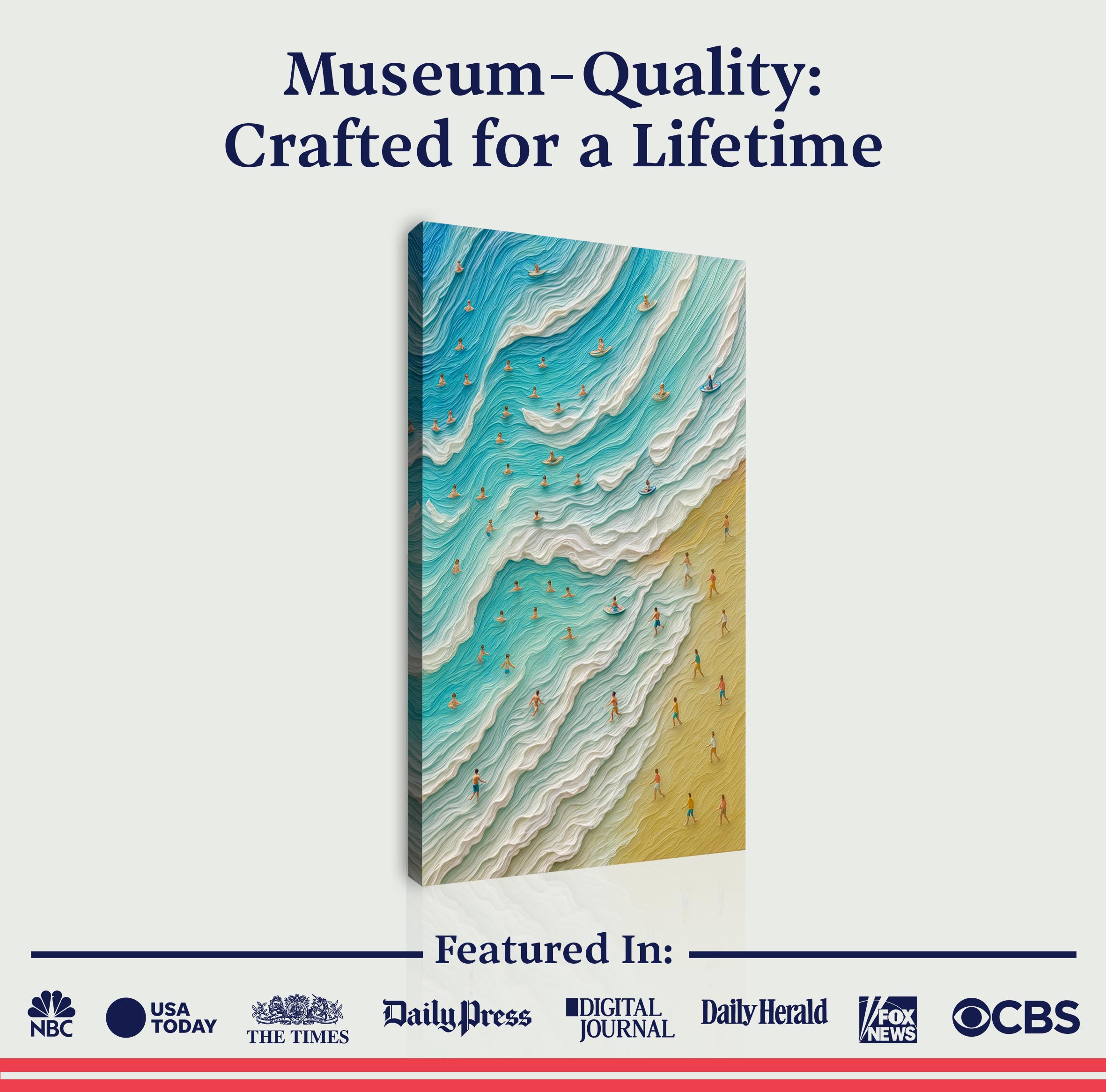 Beach Days Wall Art XXV on sale at MyriadMart