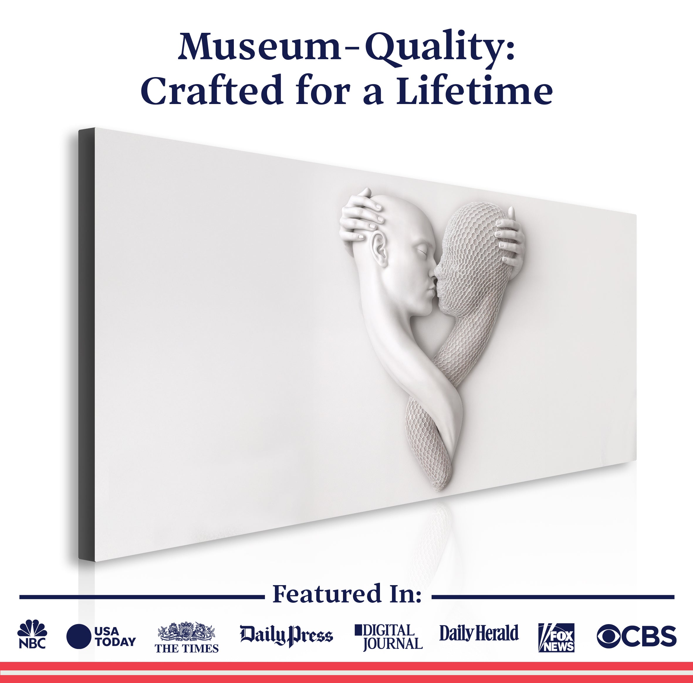 Eternal Love Figure Abstract Wall Art VI on sale at MyriadMart