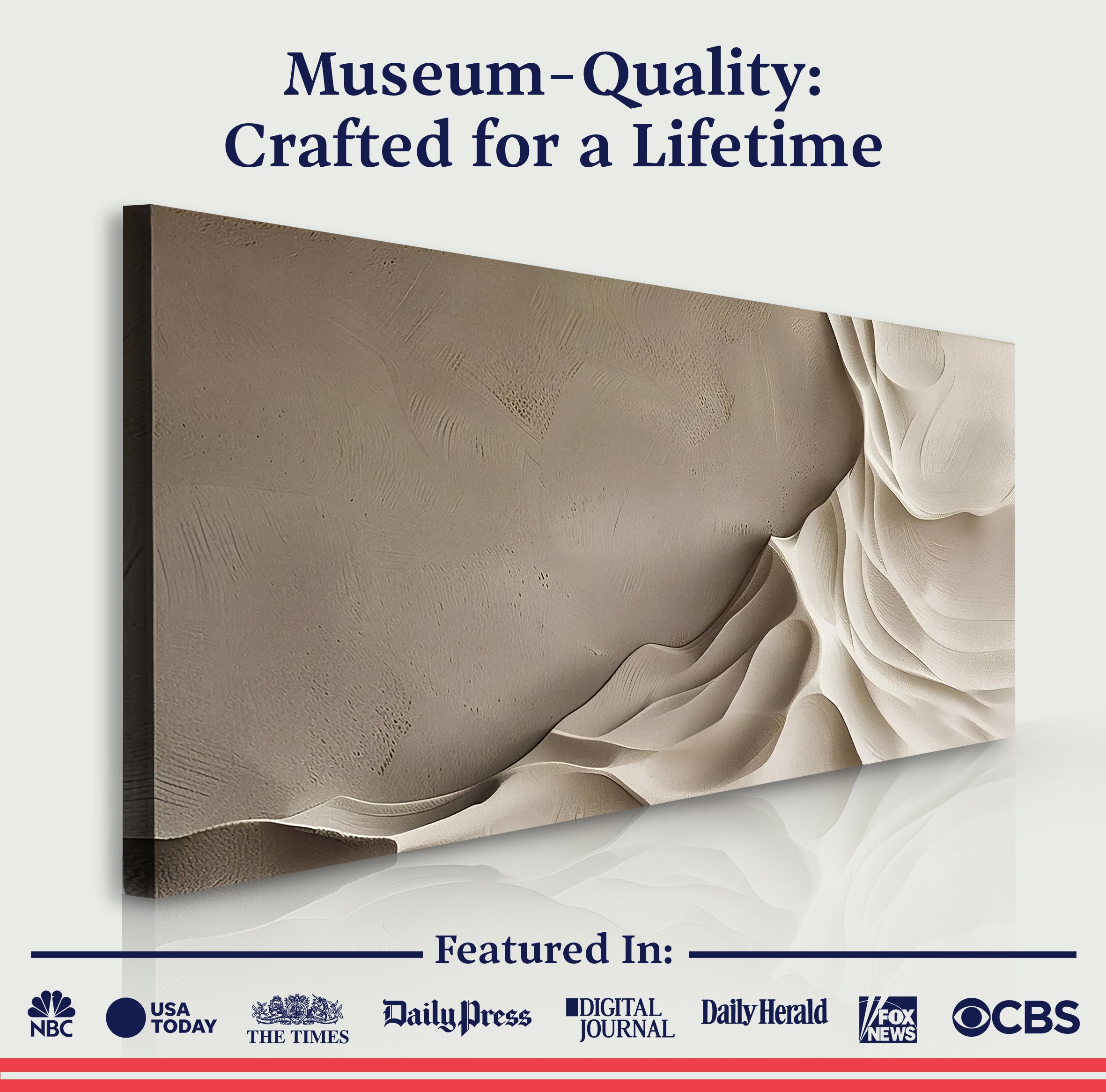 Beige Minimalist Wall Art IV on sale at MyriadMart