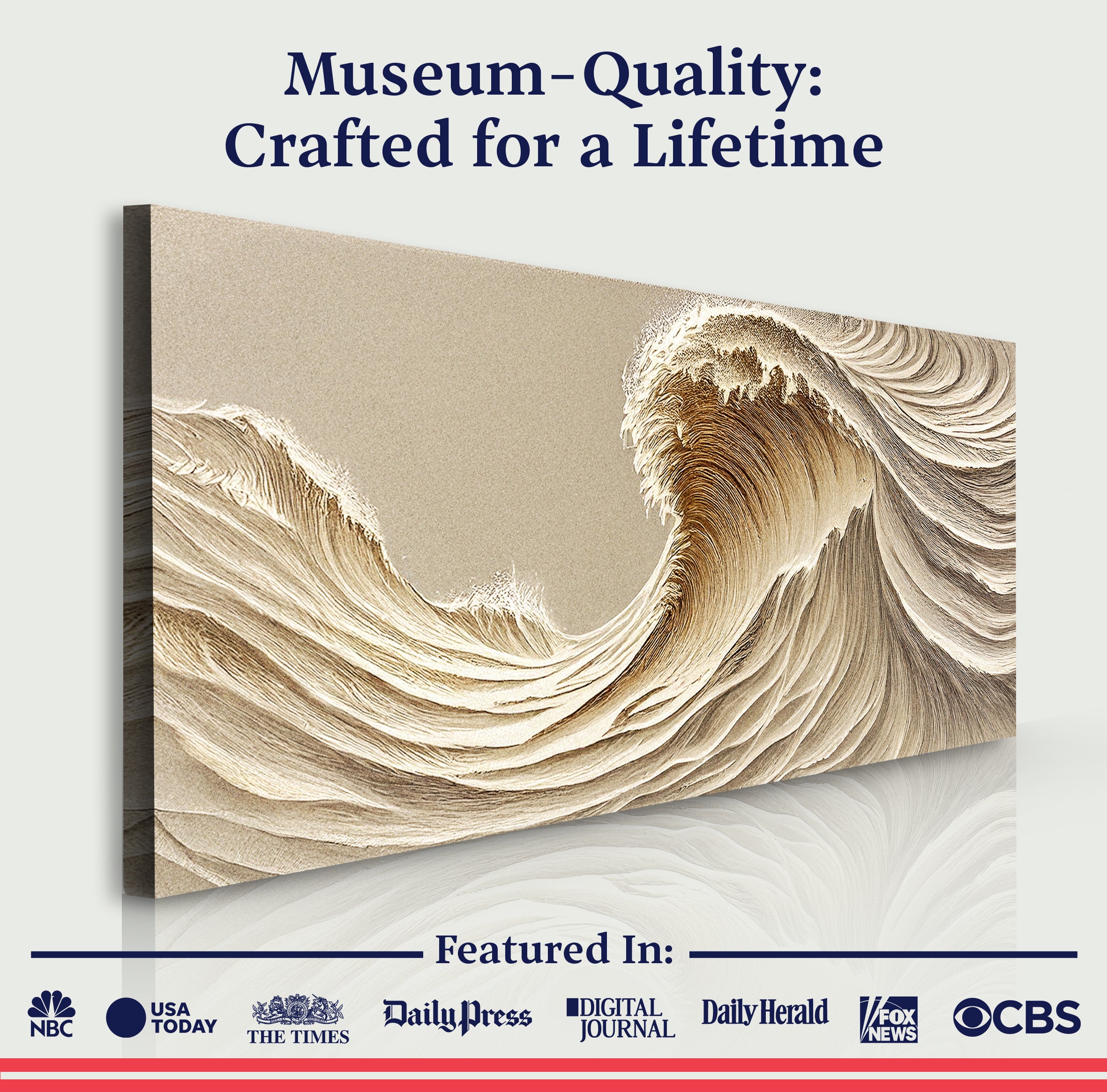 Beige Minimalist Wall Art III on sale at MyriadMart