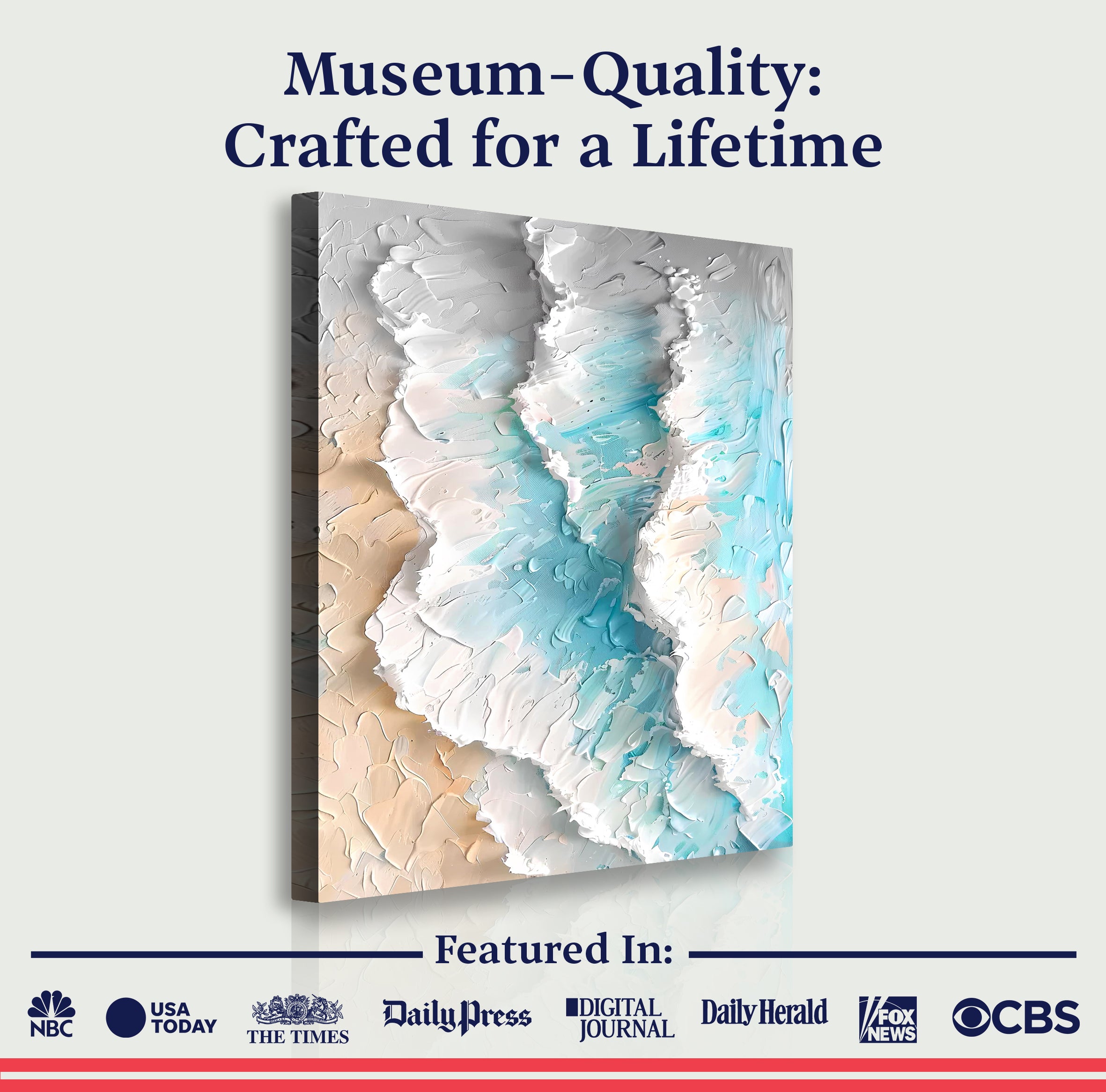 Blue Ocean Coastal Wall Art IV on sale at MyriadMart