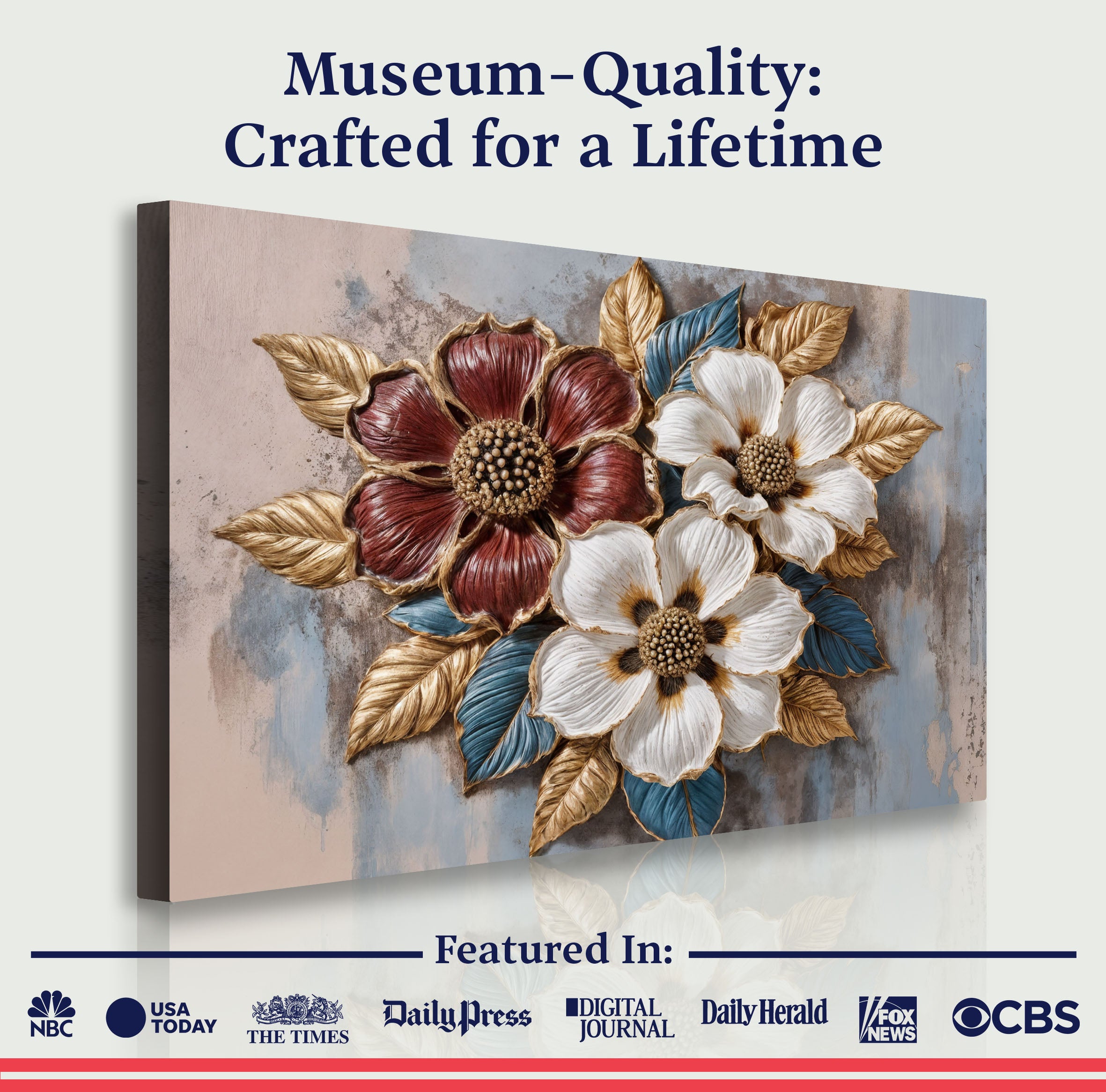 Floral Symphony Wall Art II on sale at MyriadMart