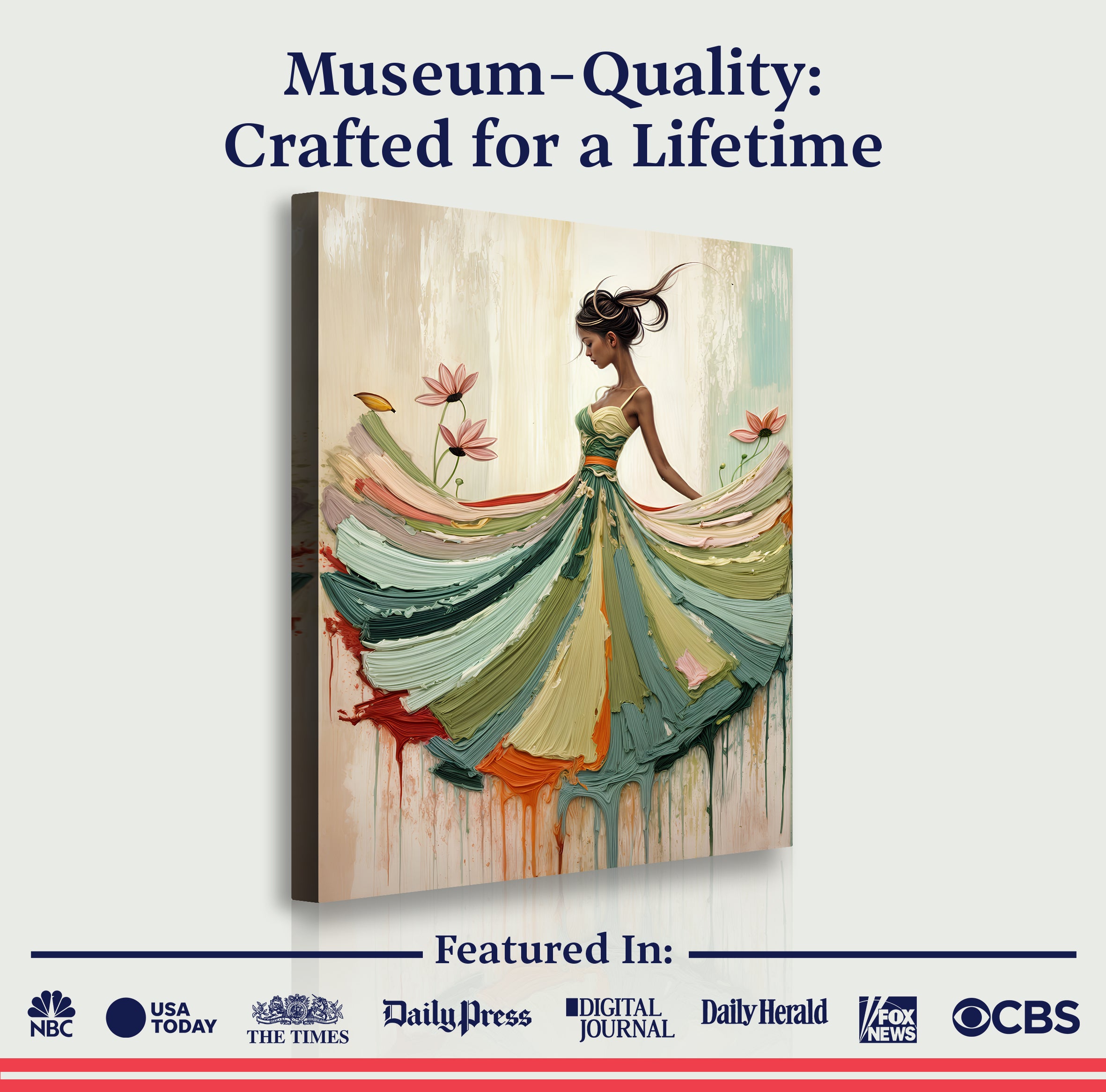 Blooming Modern Abstract Wall Art on sale at MyriadMart