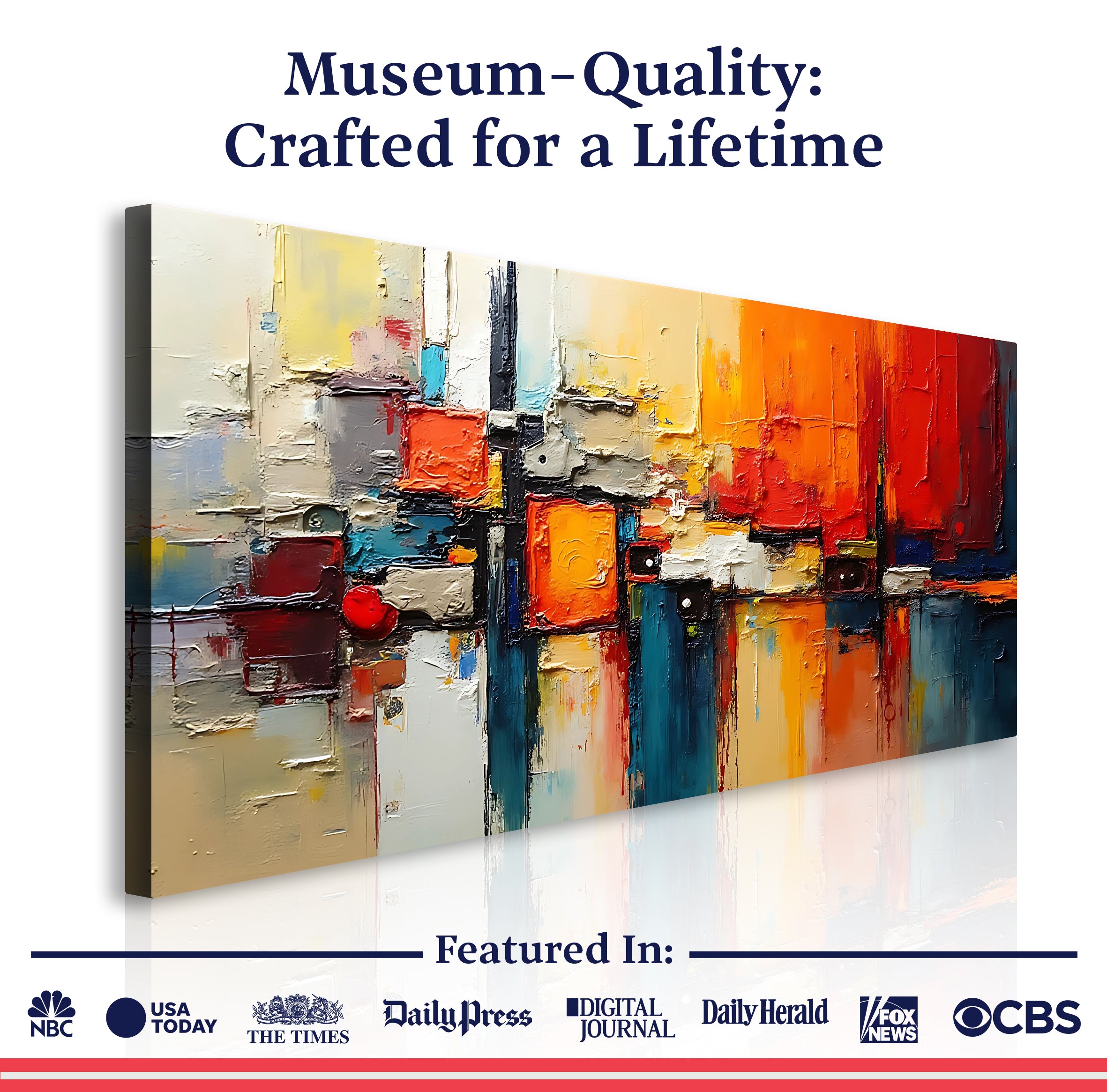 Colorful Abstract Wall Art II on sale at MyriadMart