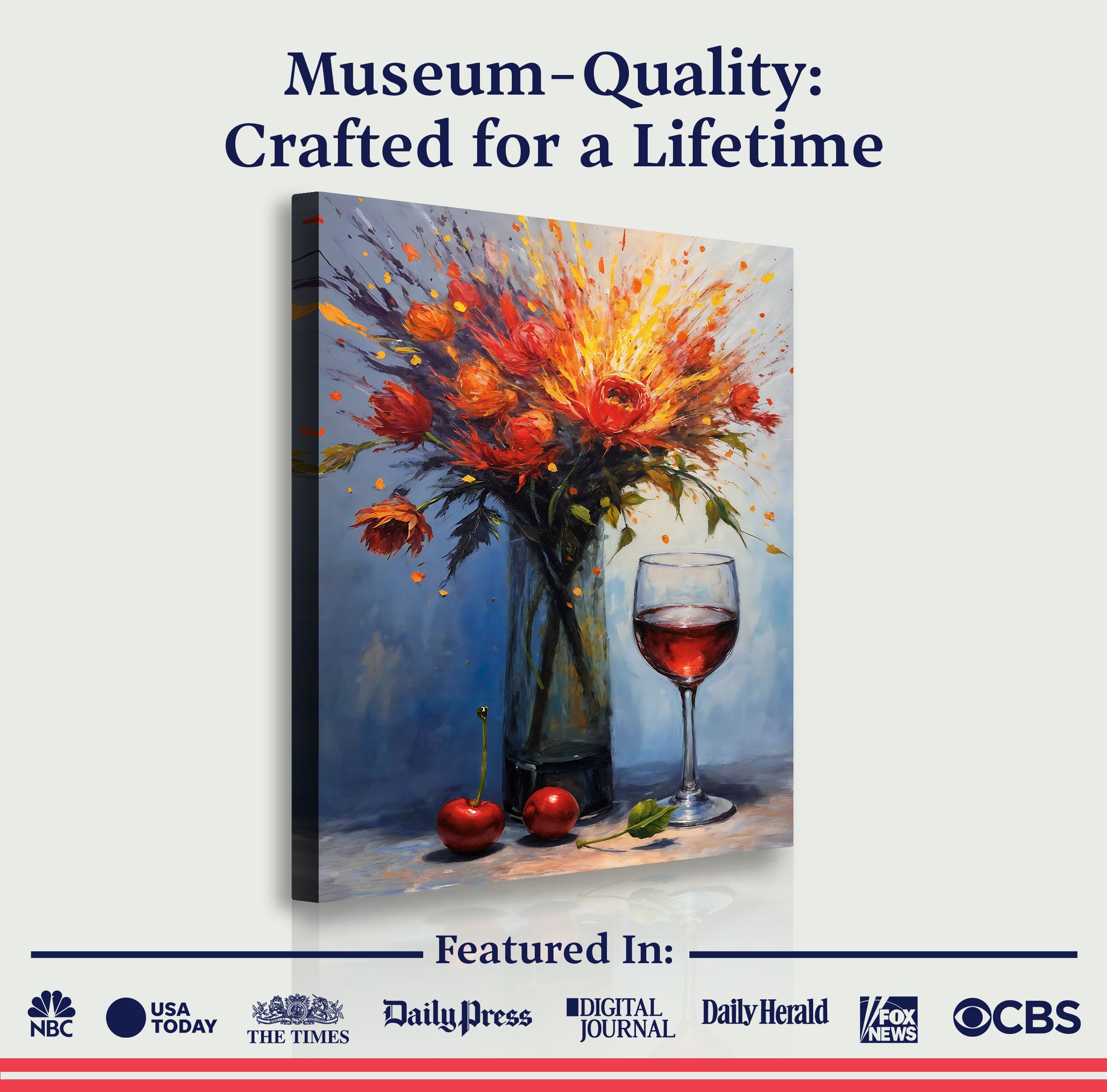 Dynamic Still Life Abstract Wall Art on sale at MyriadMart