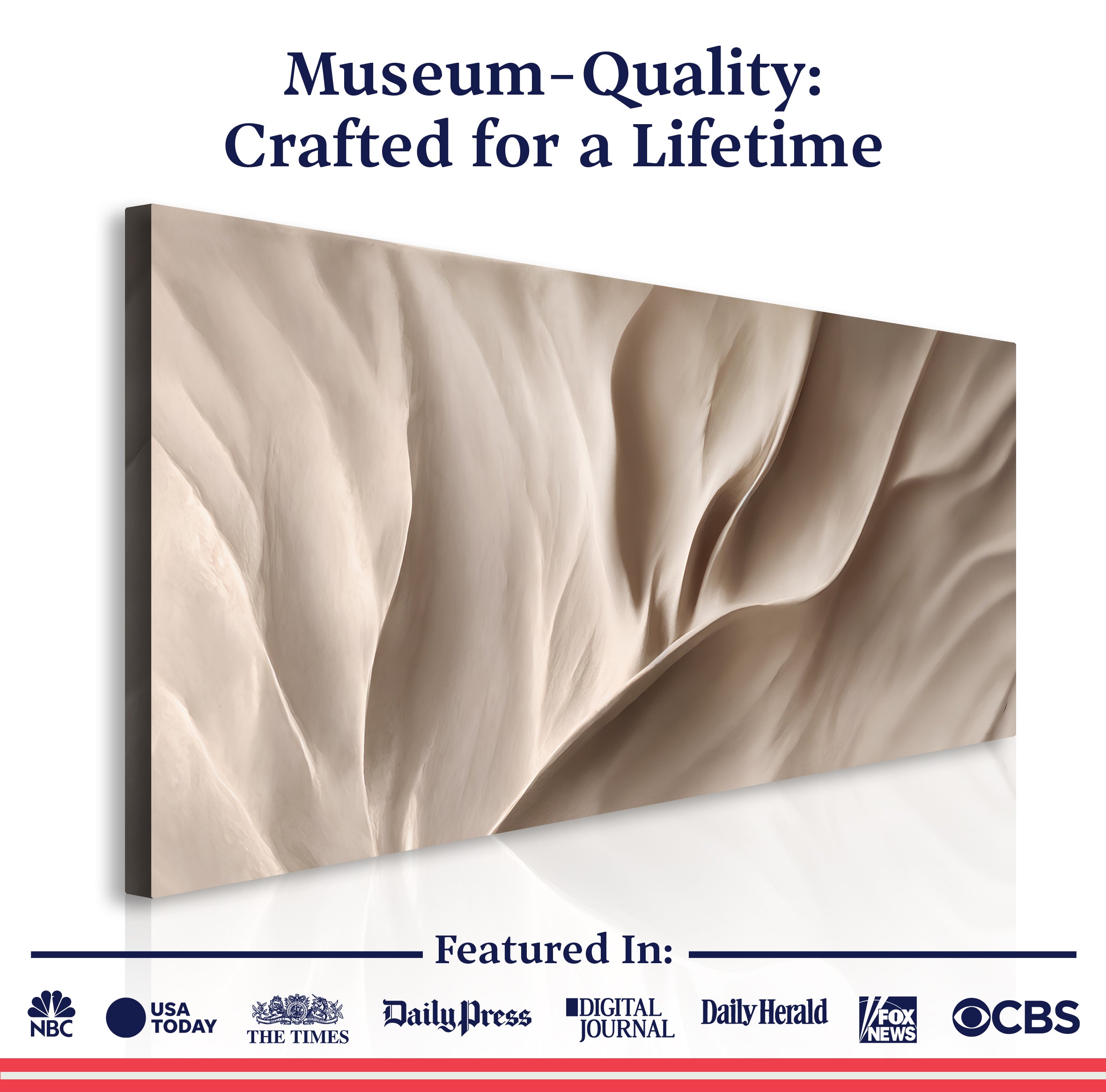 Soft Waves of Elegance Wall Art on sale at MyriadMart