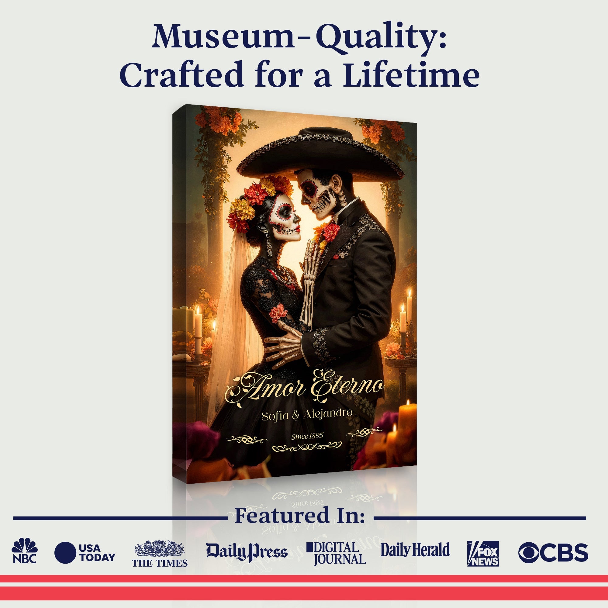 Personalized Eternal Love Halloween Sign on sale at MyriadMart