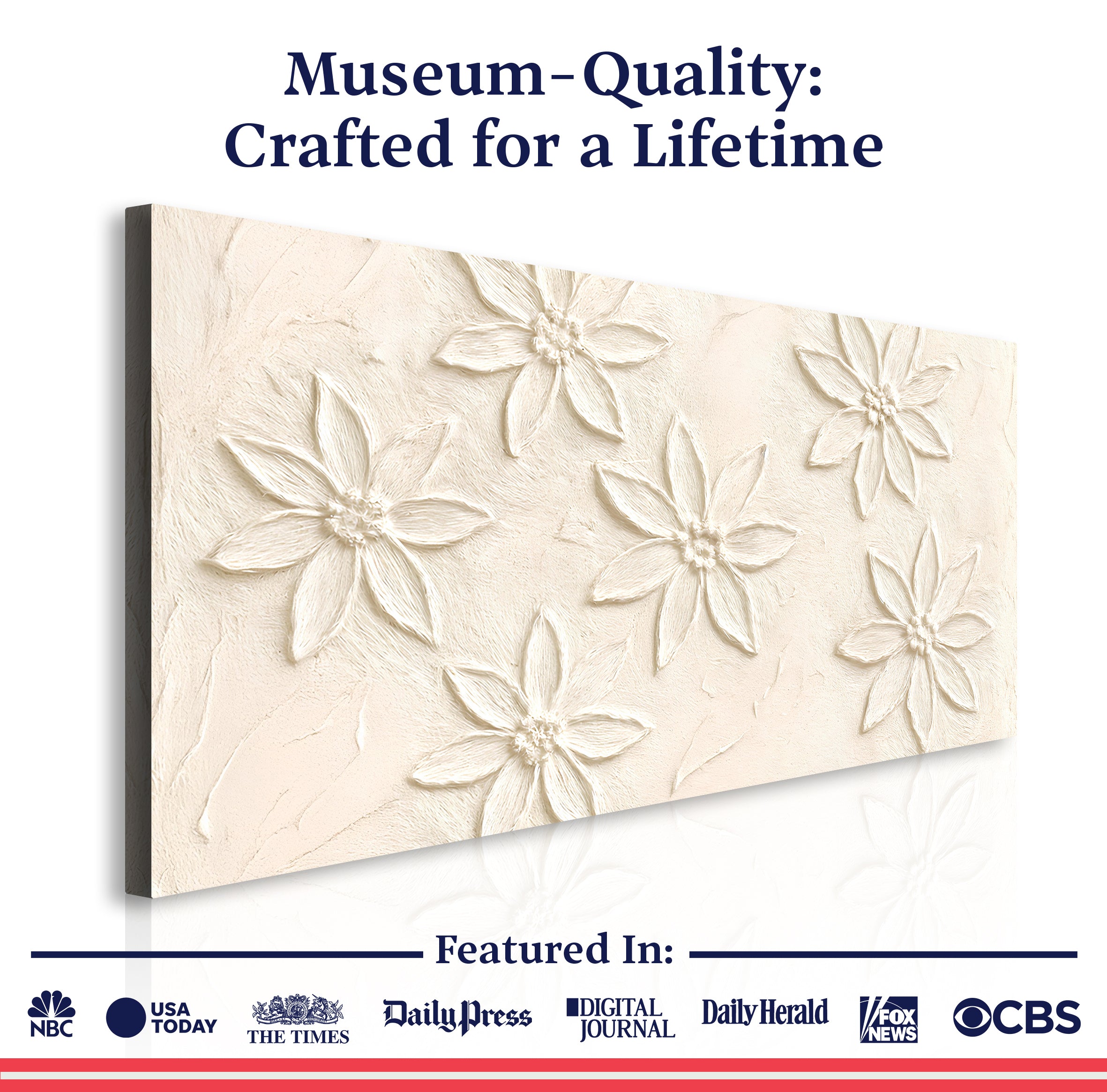 Floral Abstract Wall Art VIII on sale at MyriadMart