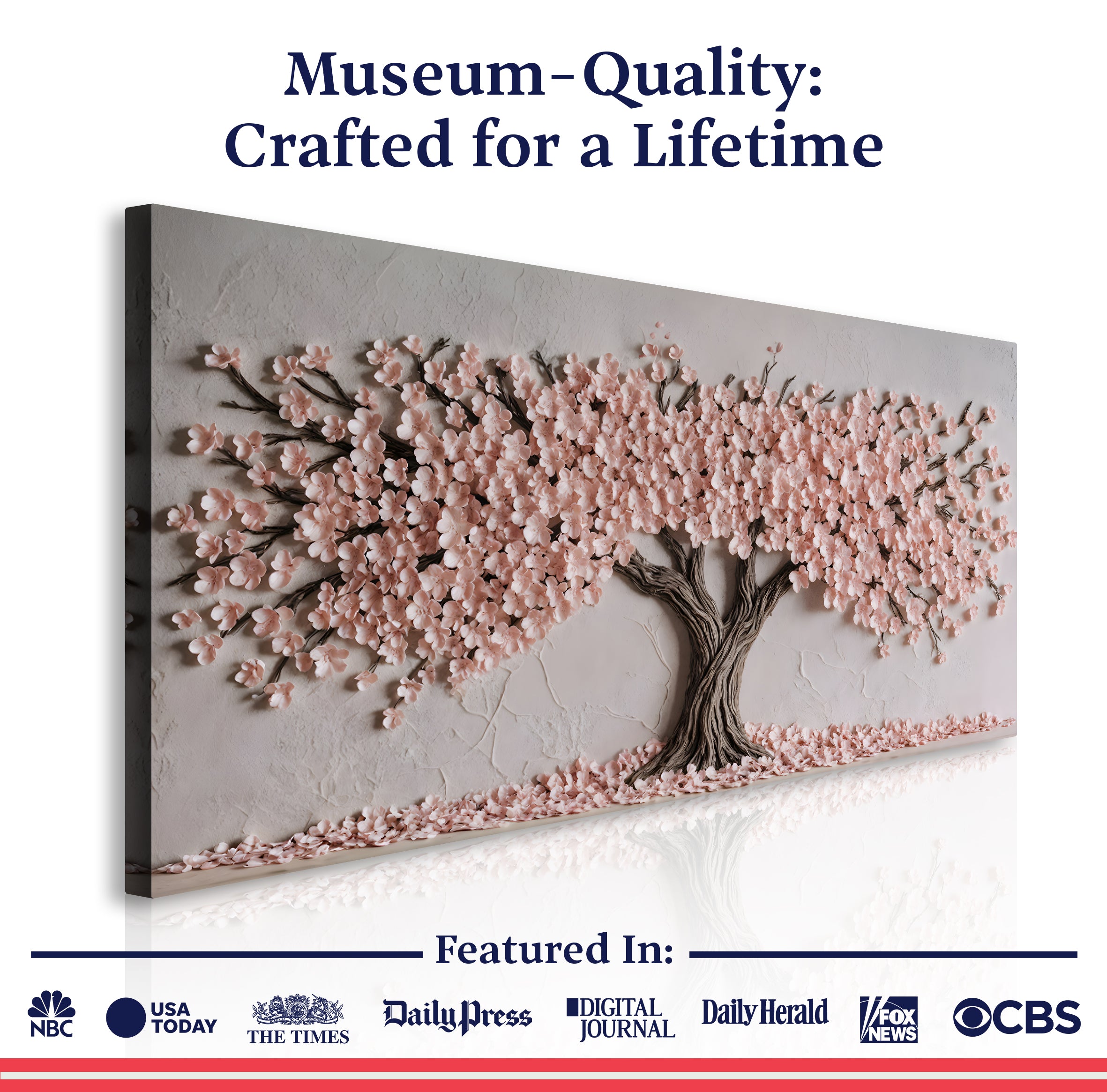 Blush Blossom Wall Art on sale at MyriadMart