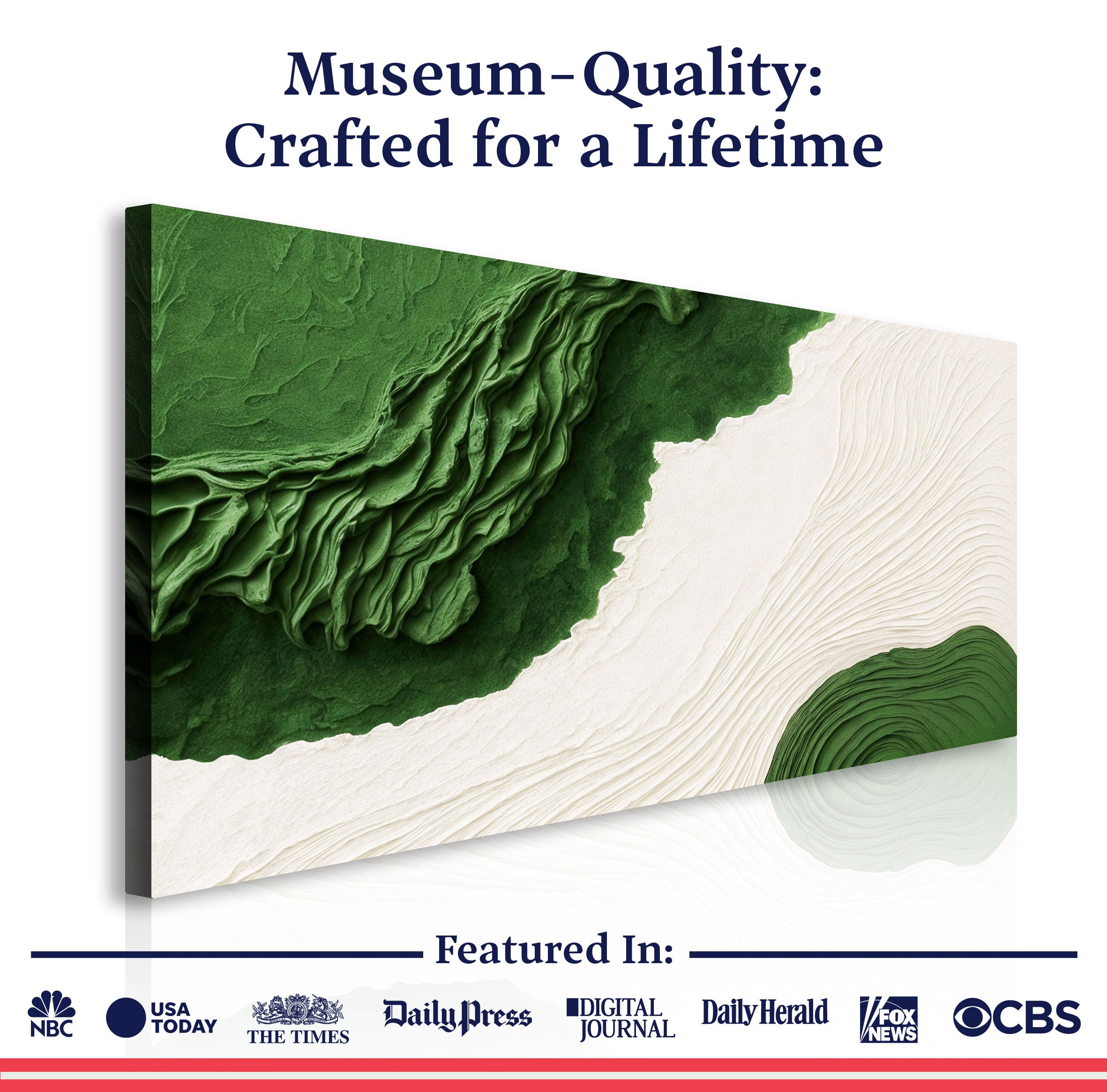 Green Rivers Abstract Wall Art IX on sale at MyriadMart