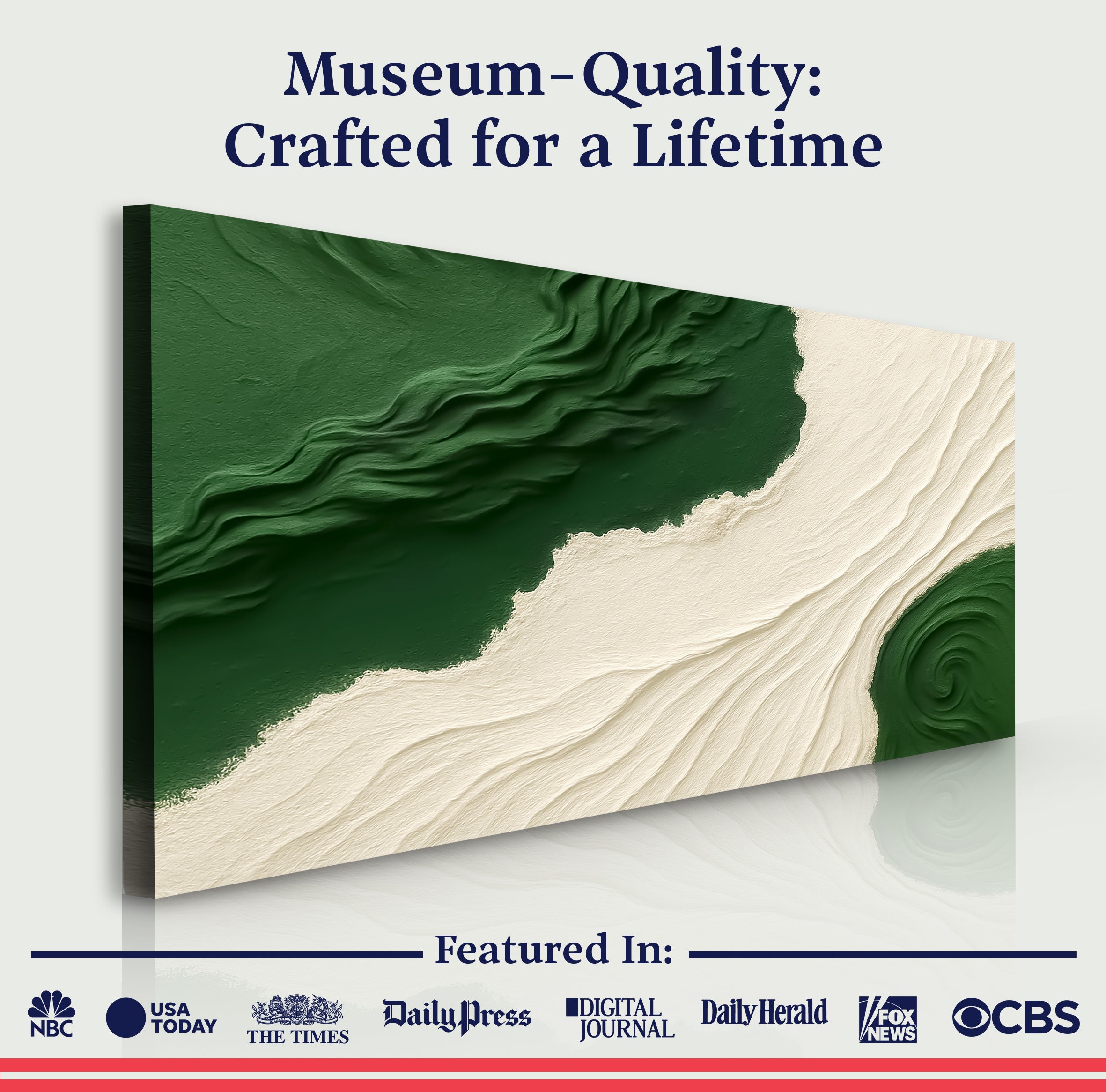 Green Rivers Abstract Wall Art X on sale at MyriadMart