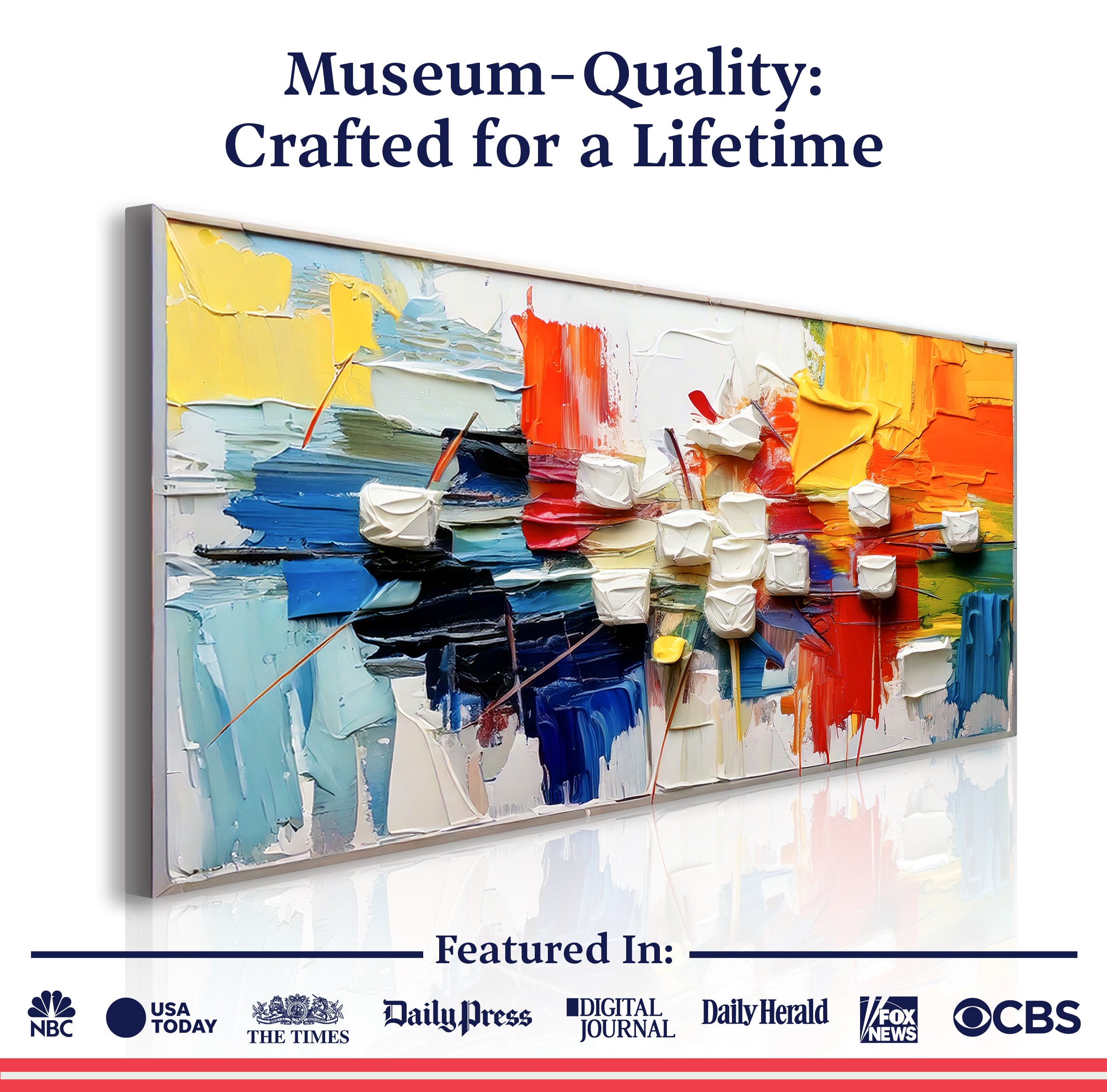 Urban Abstract Impasto Wall Art on sale at MyriadMart