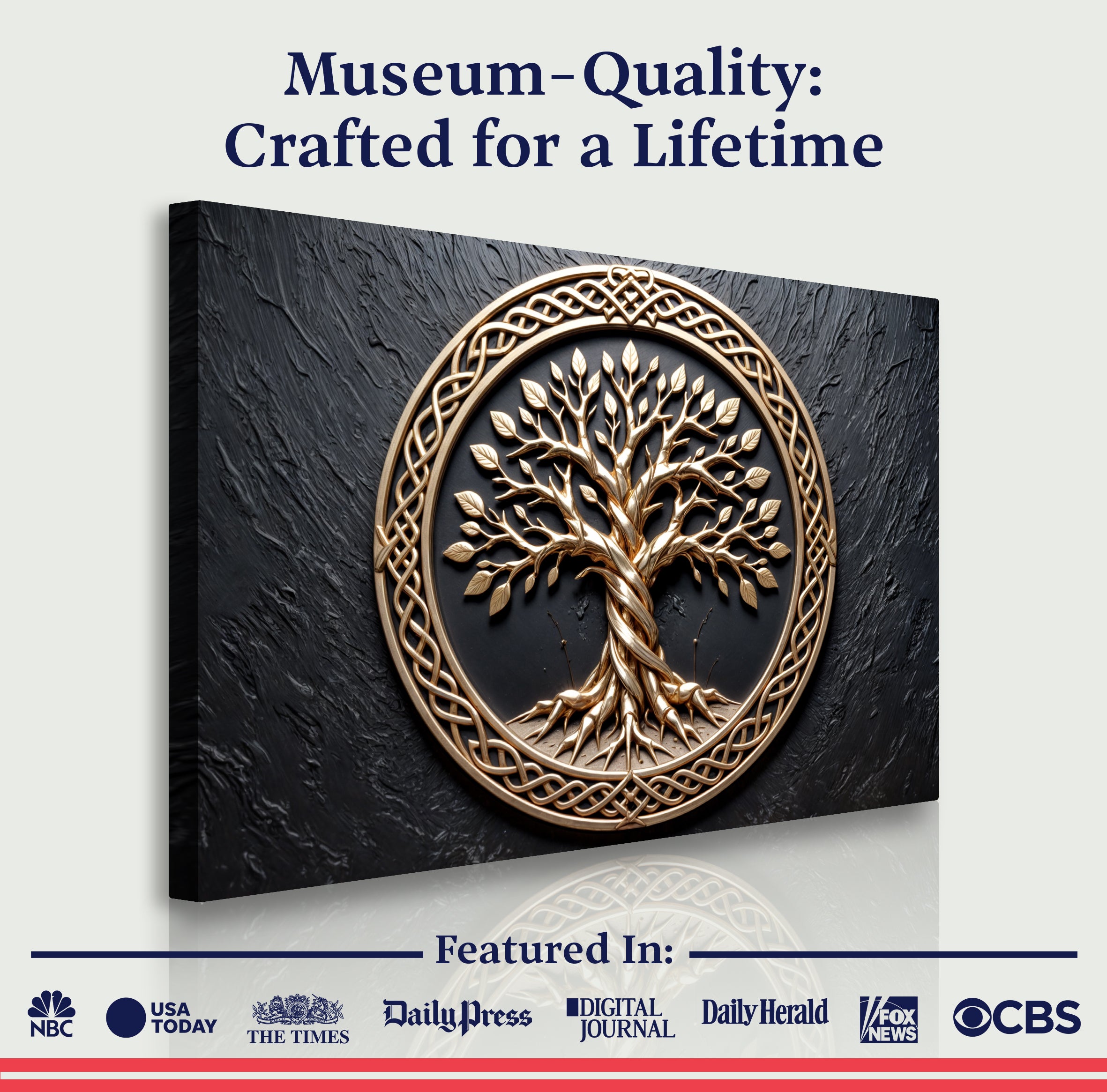 3D Celtic Tree of Life Wall Art V on sale at MyriadMart
