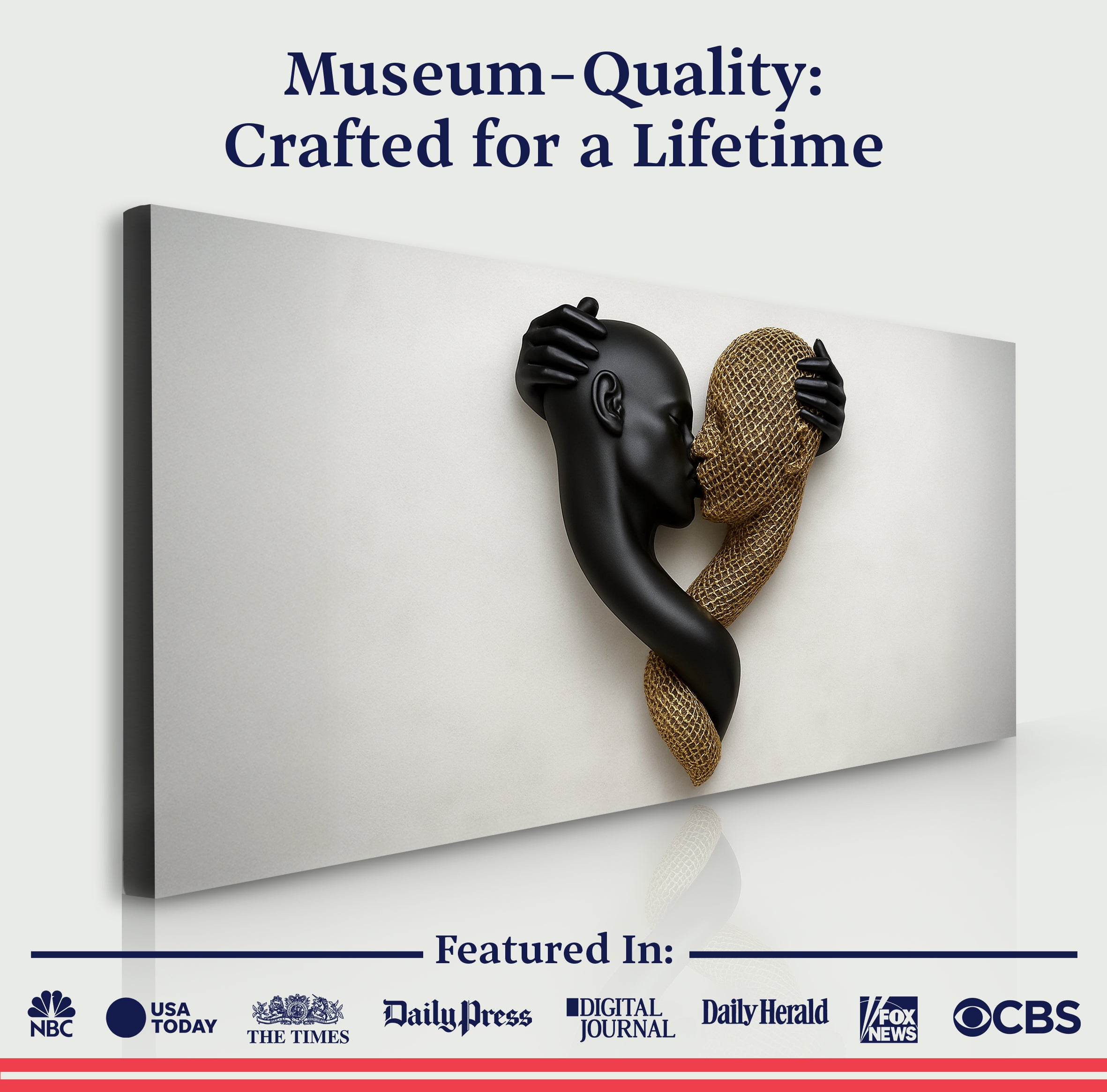 Eternal Love Figure Abstract Wall Art IV on sale at MyriadMart