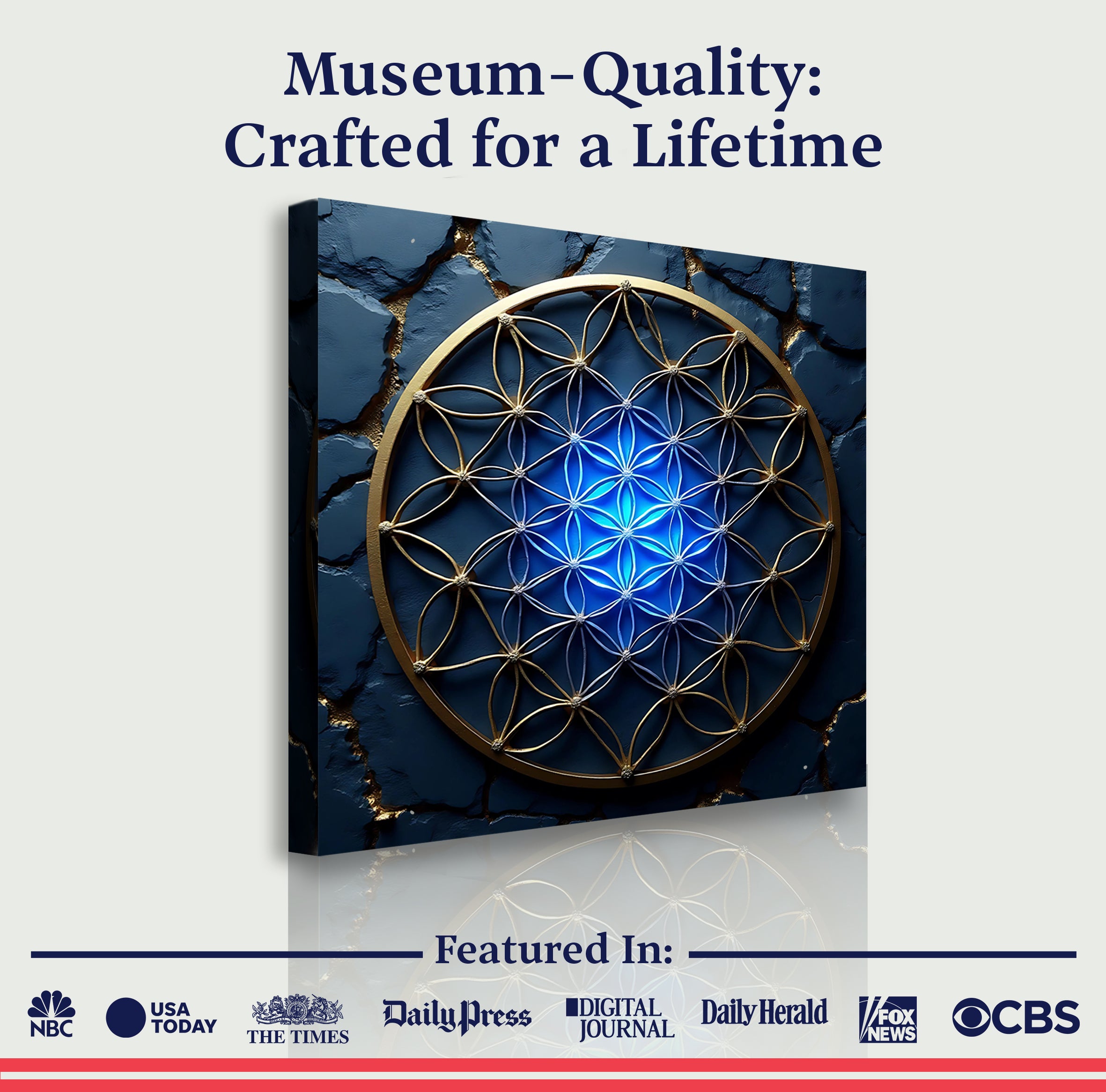 Flower Of Life Wall Art II on sale at MyriadMart