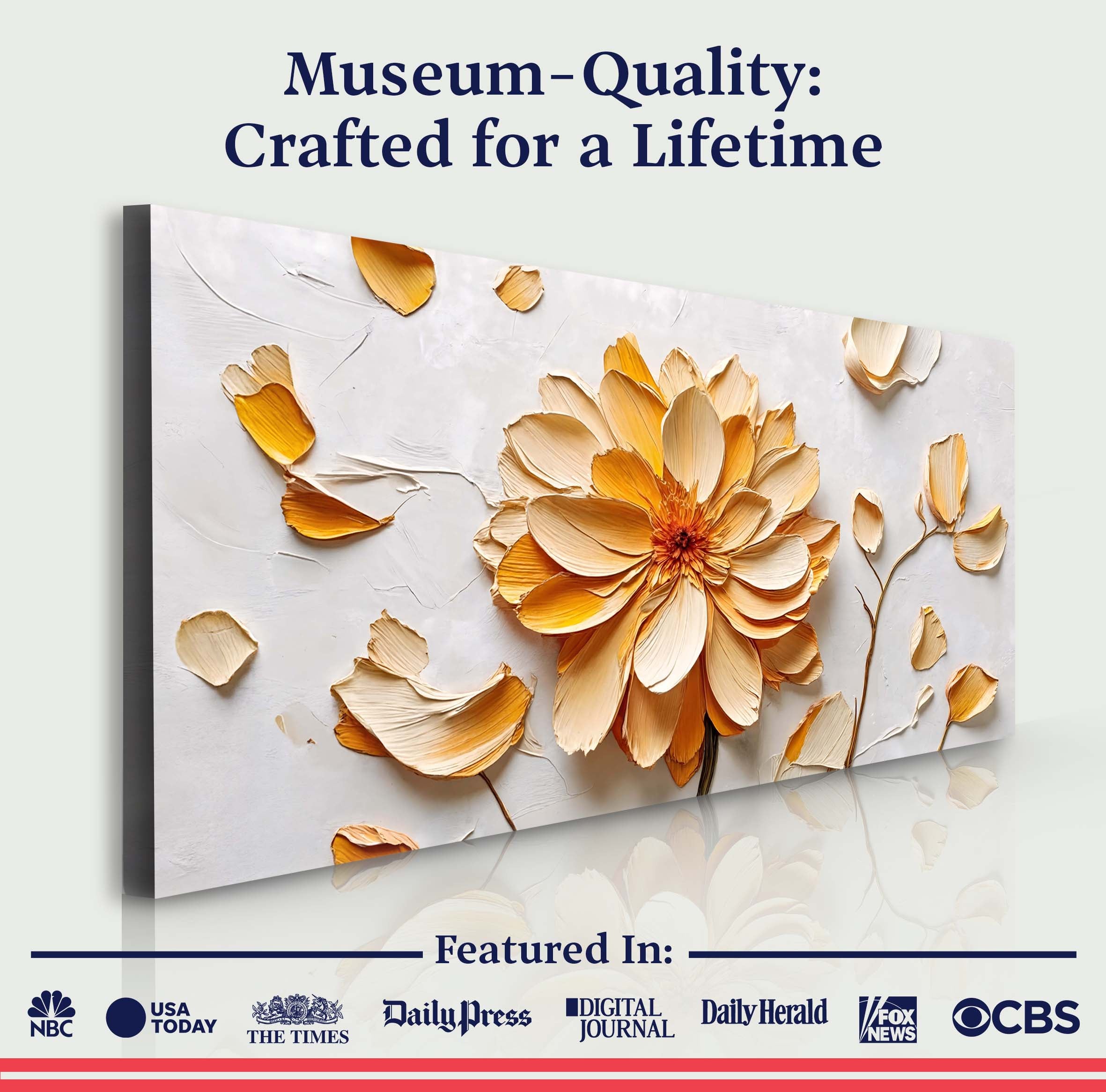 Golden Dandelion Minimalist Abstract Wall Art III on sale at MyriadMart