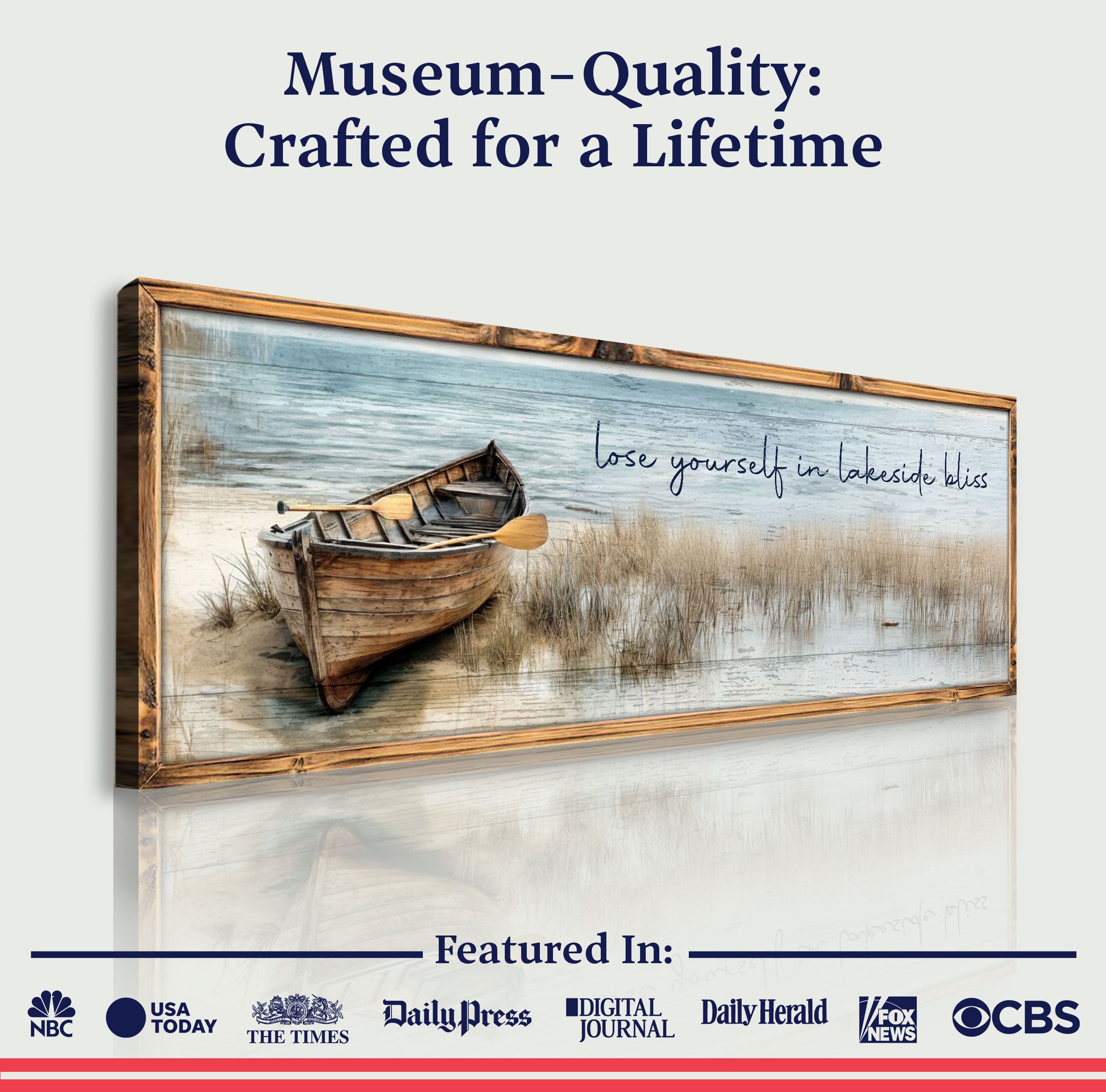 Lake House Coastal Sign IV on sale at MyriadMart
