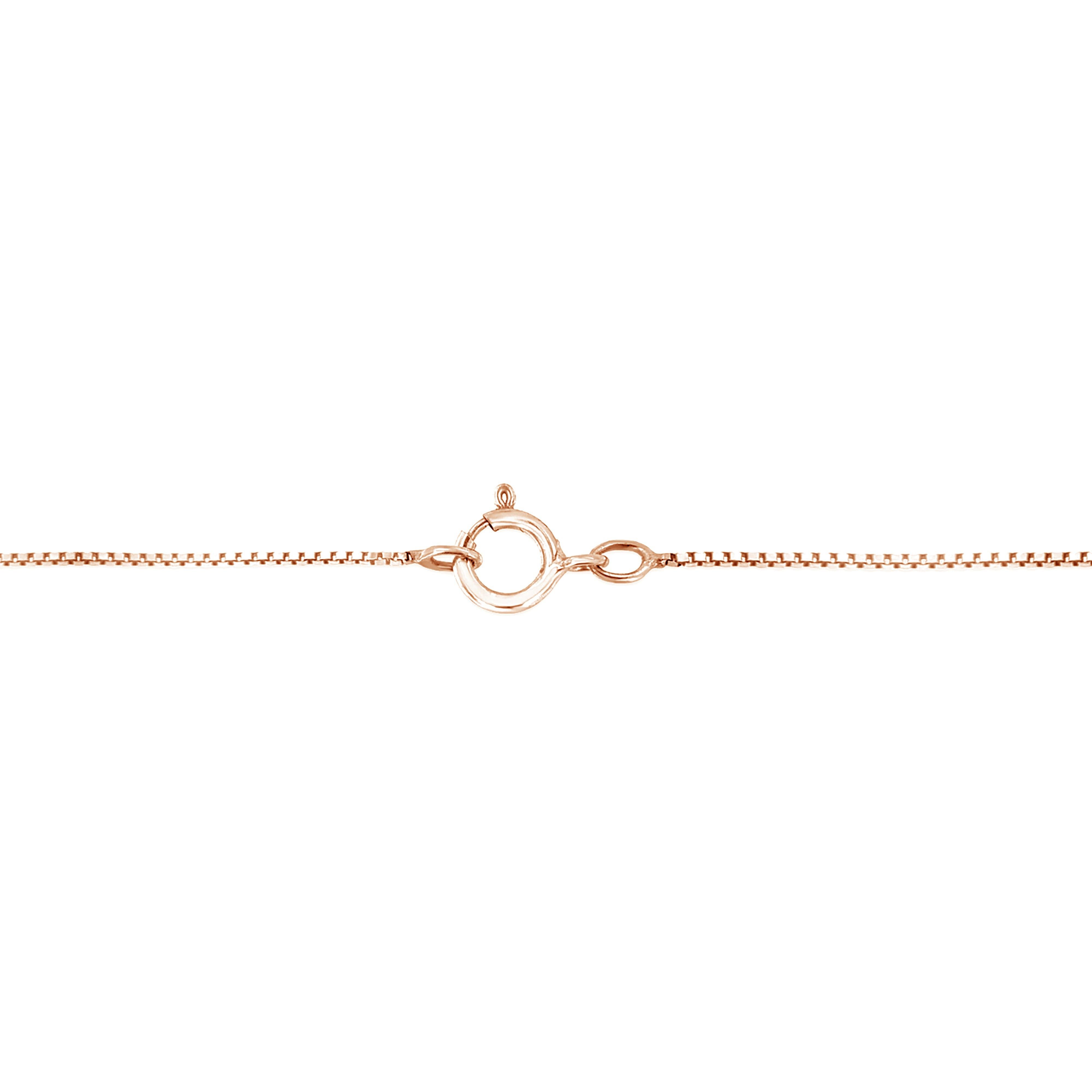 10K Rose and White Gold Plated .925 Sterling Silver 1/4 Cttw Miracle-Set Champagne Diamond Triple Circle 18" Necklace I2-I3 Clarity on sale at MyriadMart