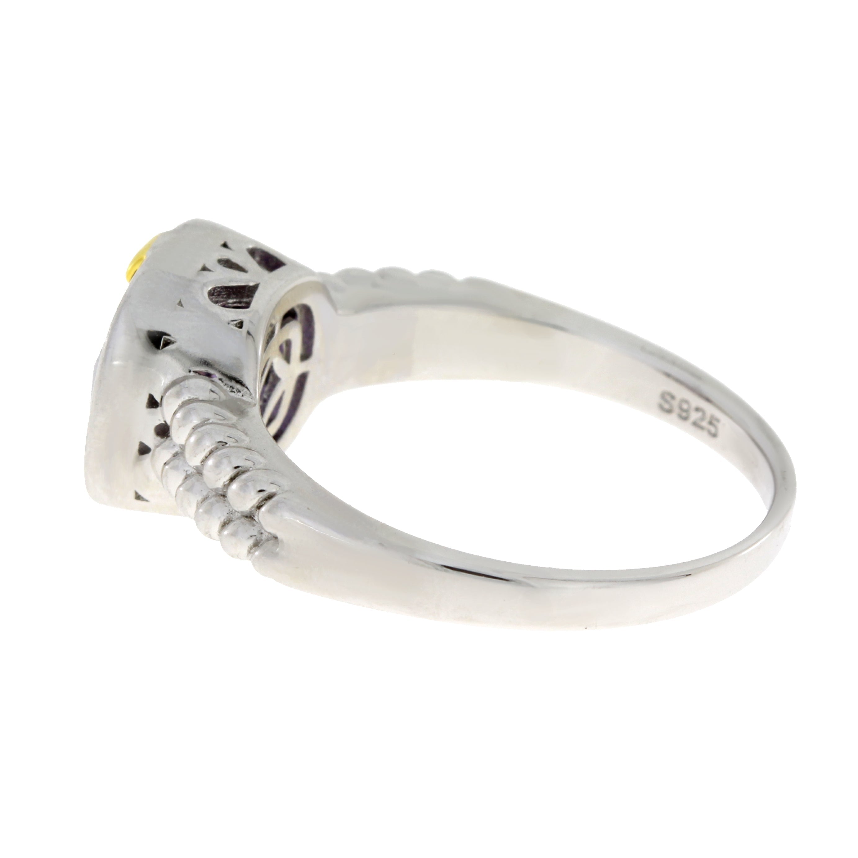 Cubic Zirconium Ring Sterling Silver on sale at MyriadMart