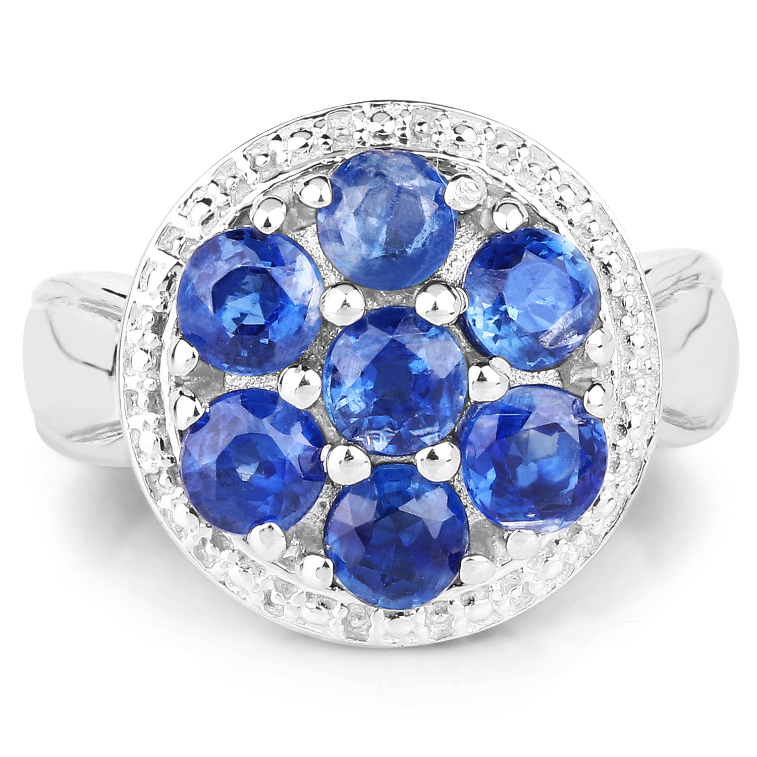 2.66 Carat Genuine Kyanite .925 Sterling Silver Ring on sale at MyriadMart