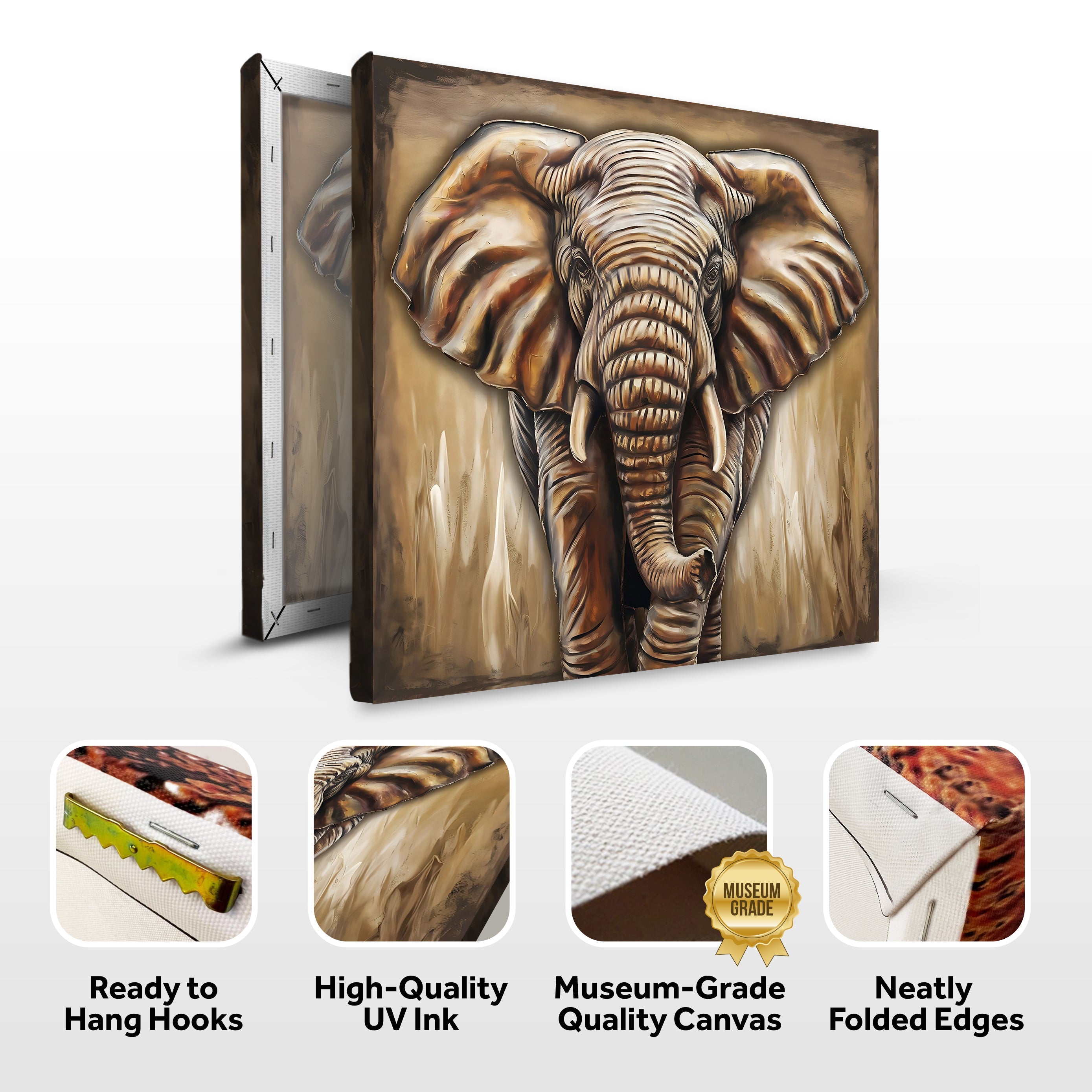 3D Elephant Wall Art on sale at MyriadMart