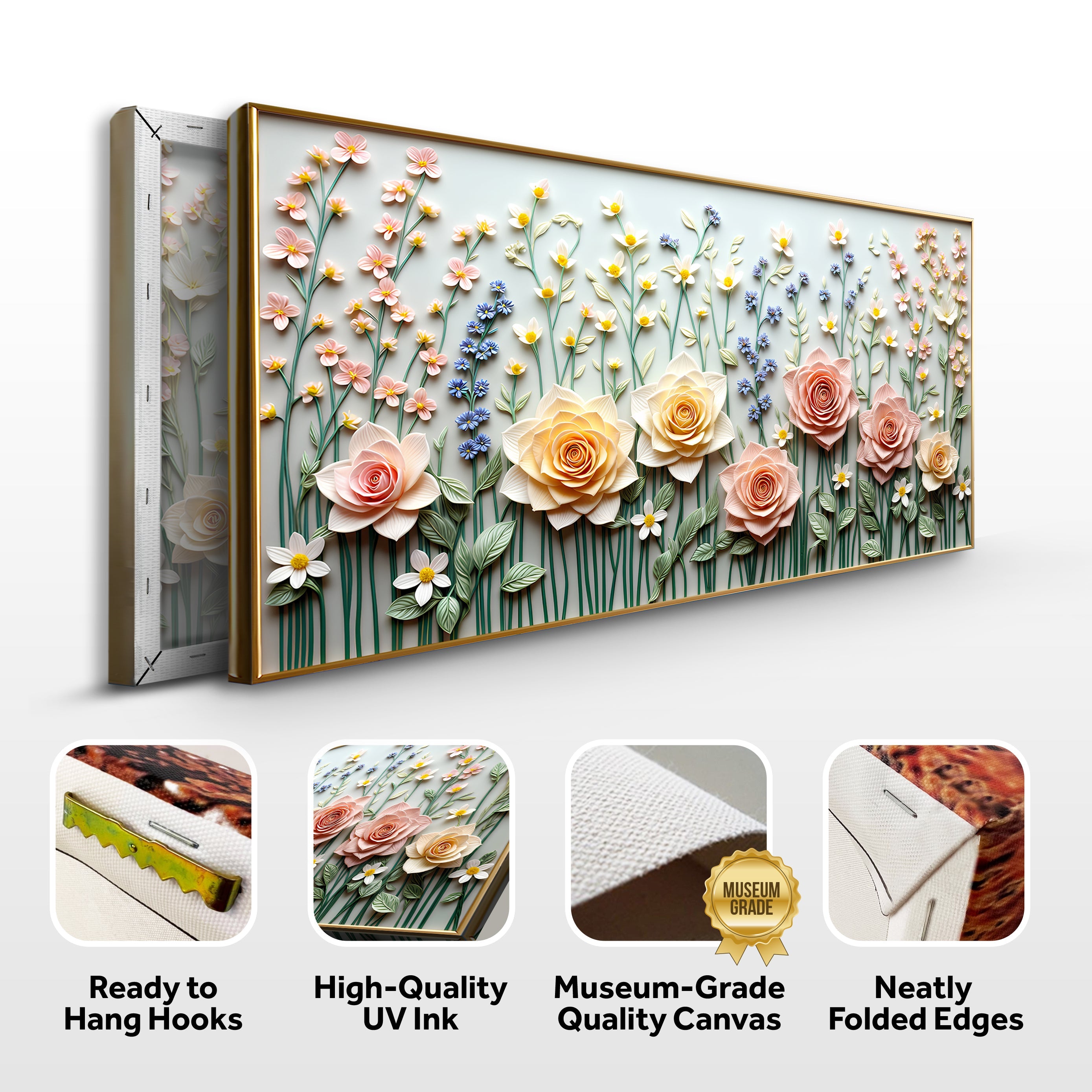 Garden Rhapsody Impasto Wall Art on sale at MyriadMart