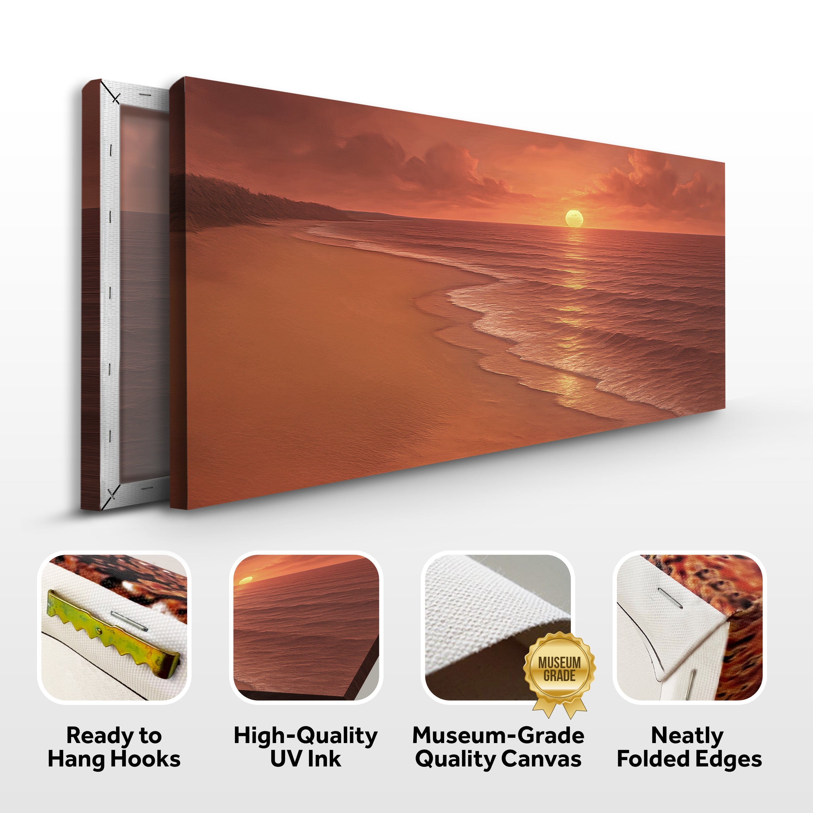 Beach Shoreline Coastal Wall Art VII on sale at MyriadMart