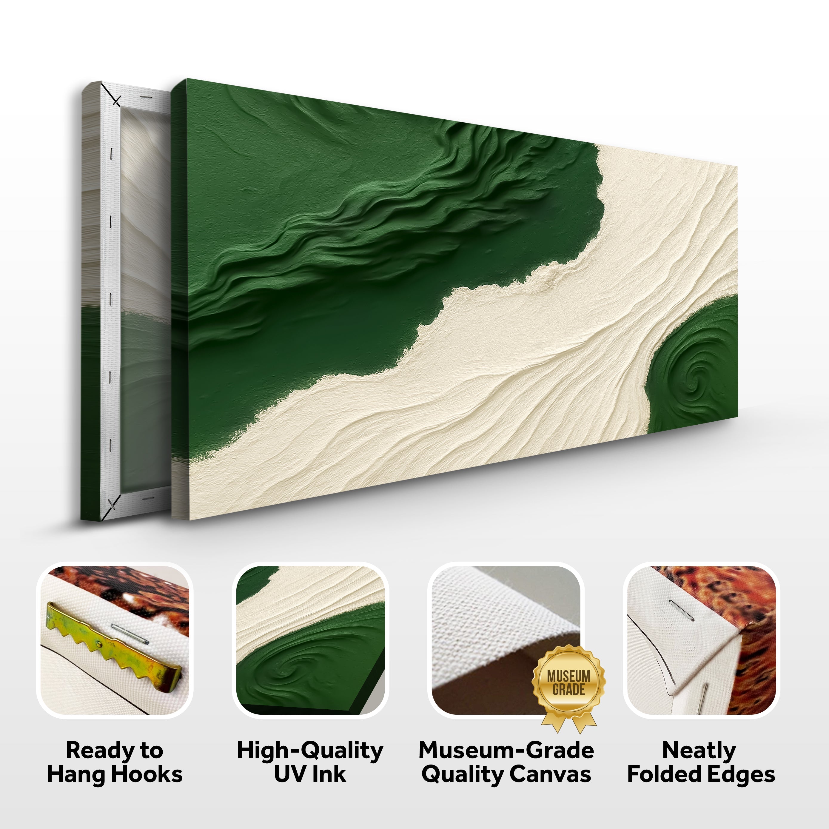 Green Rivers Abstract Wall Art X on sale at MyriadMart