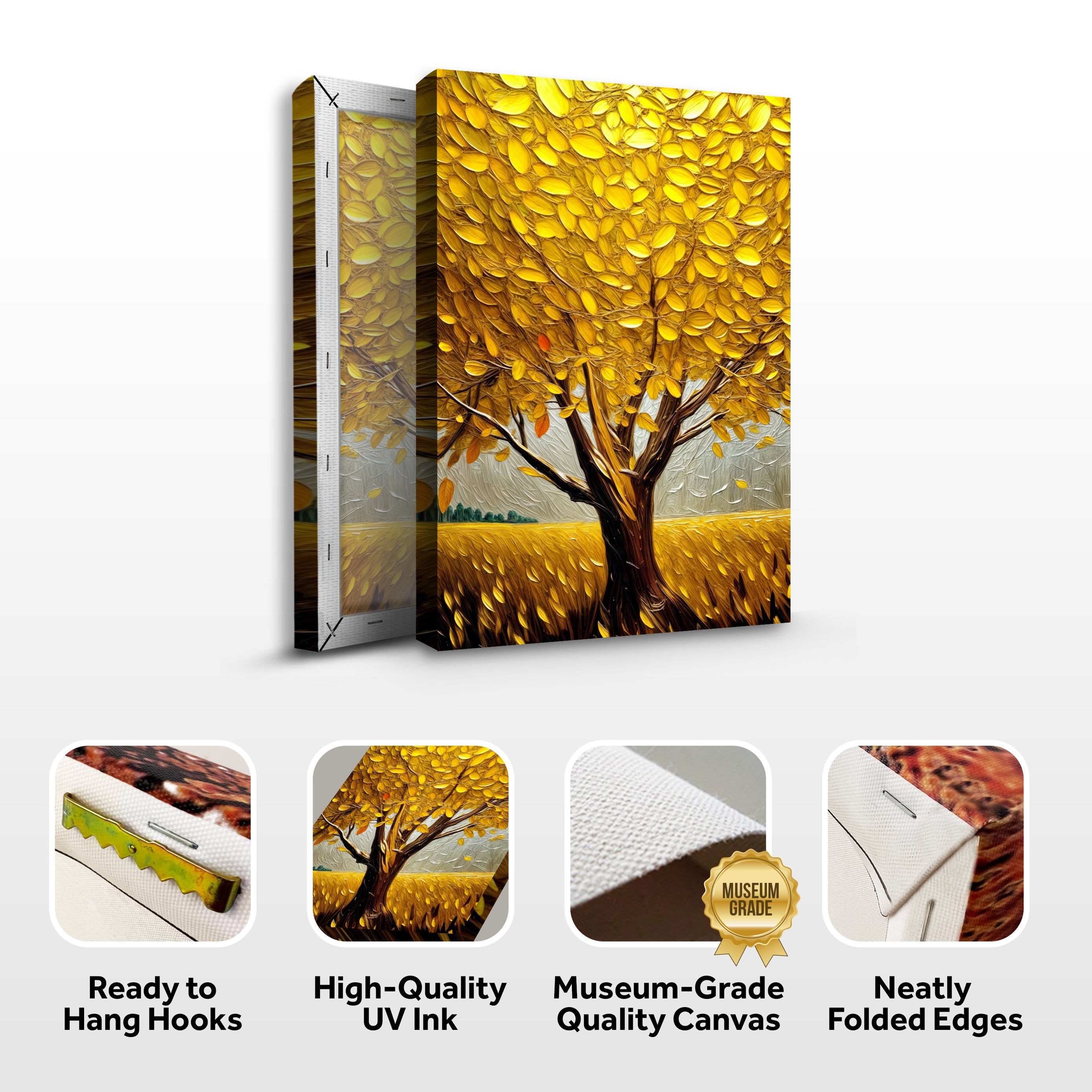 Golden Tree Breeze Wall Art on sale at MyriadMart
