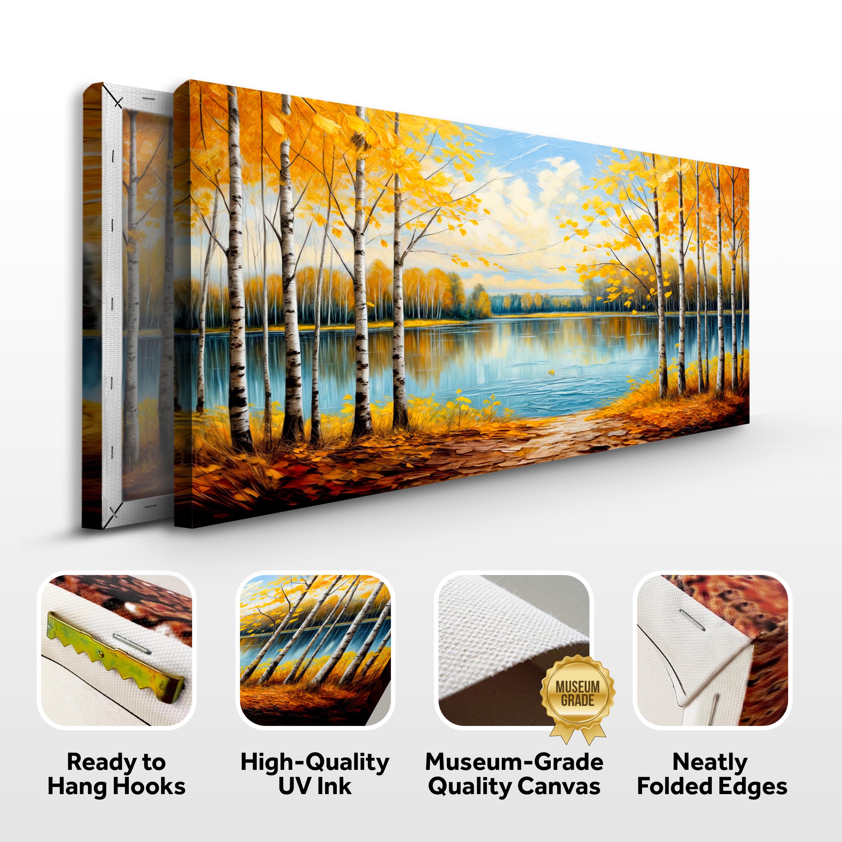 Autumn Whispers Impasto Wall Art on sale at MyriadMart