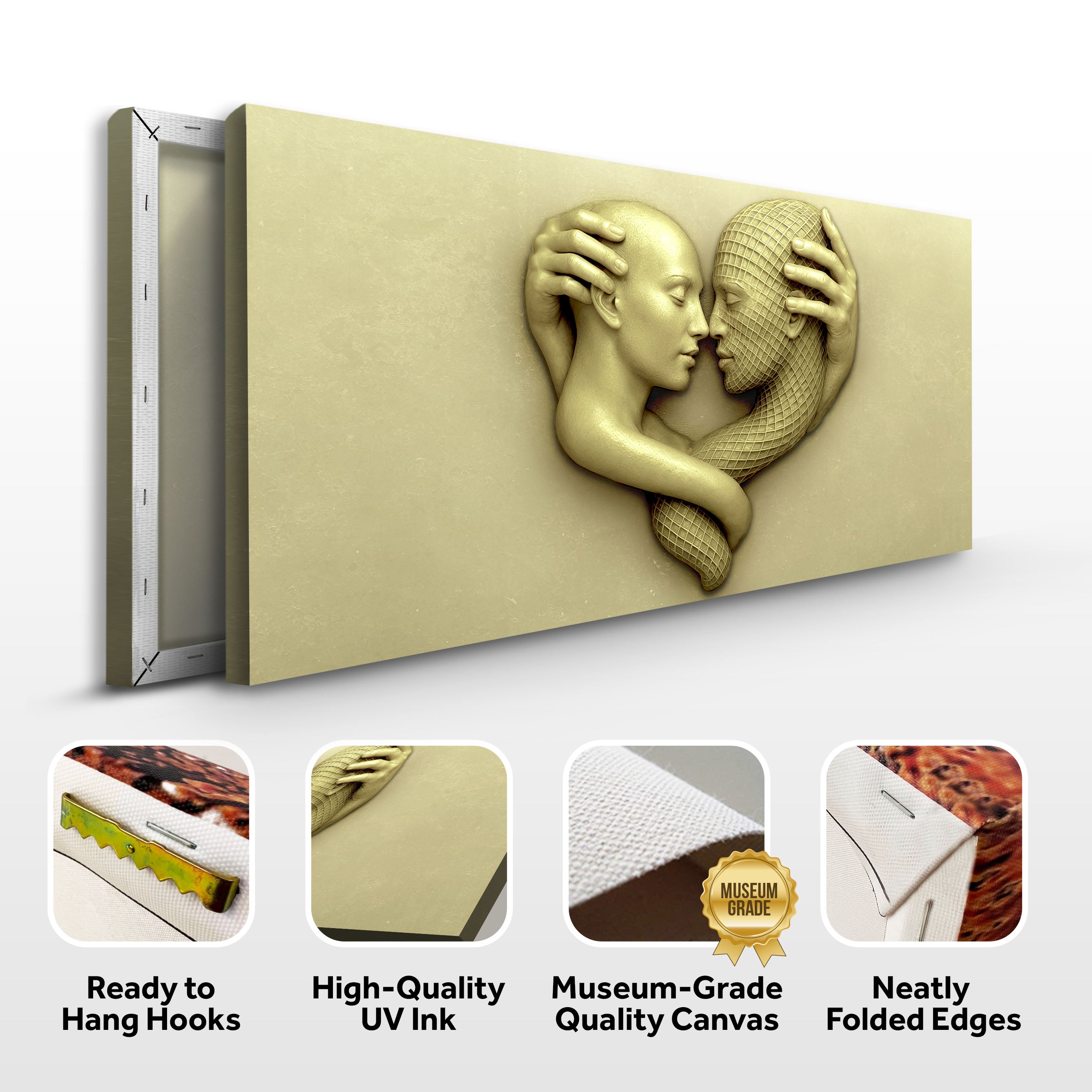 Eternal Love Figure Abstract Wall Art on sale at MyriadMart