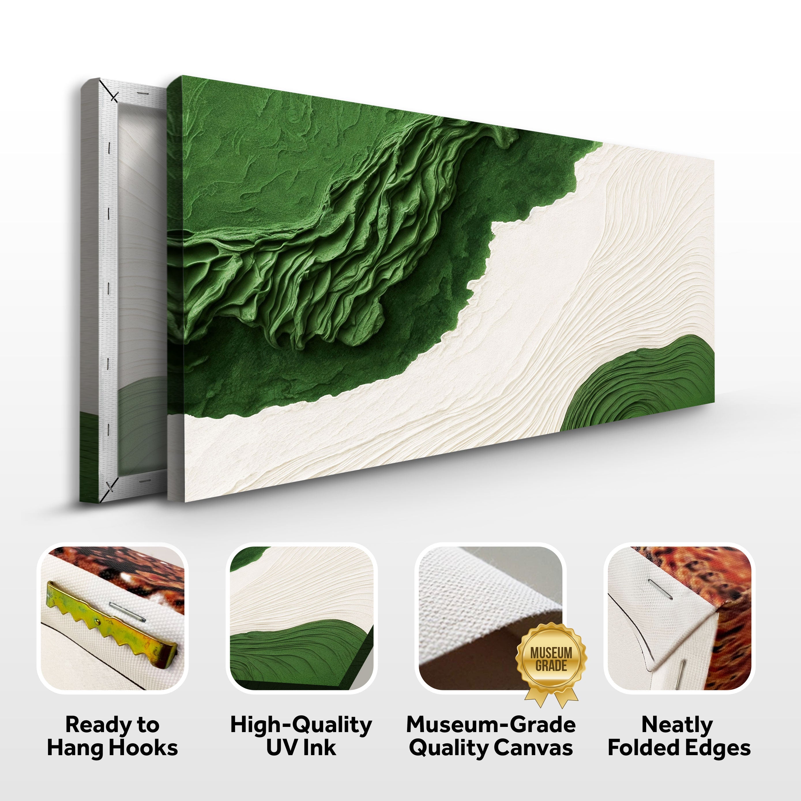 Green Rivers Abstract Wall Art IX on sale at MyriadMart