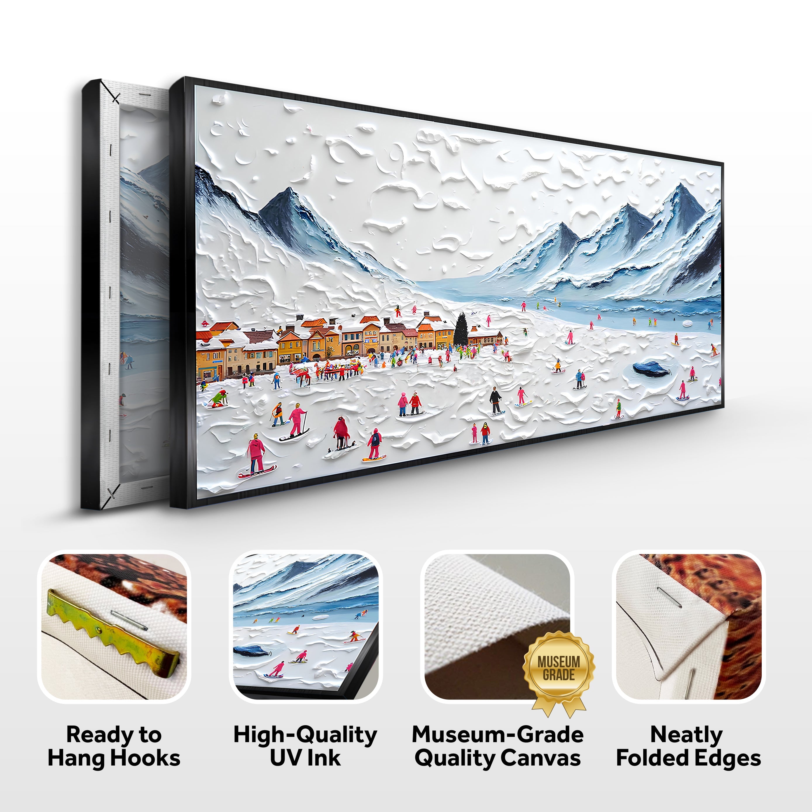 Snow Mountain Abstract Wall Art II on sale at MyriadMart