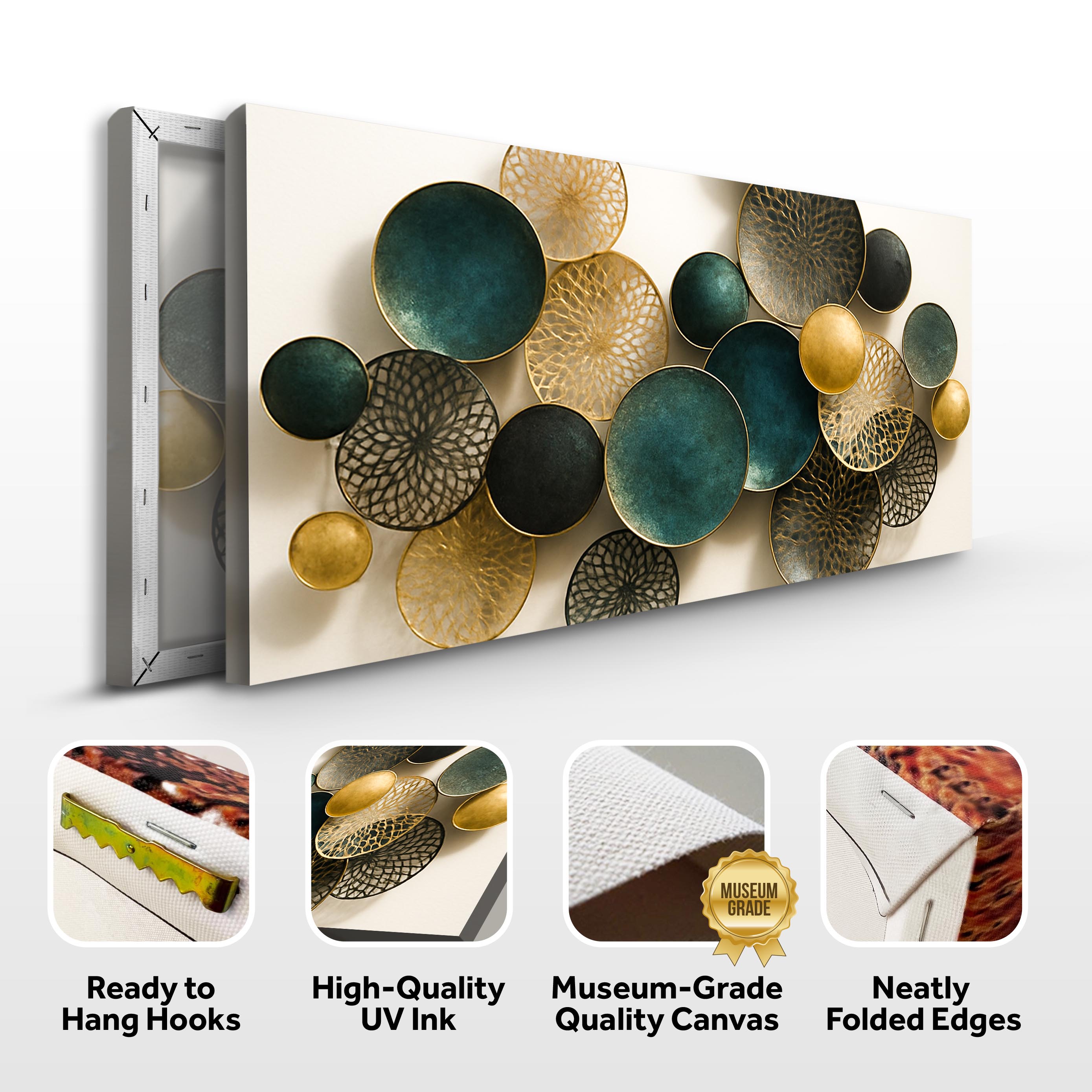 Lotus Leaf Abstract Wall Art VIII on sale at MyriadMart