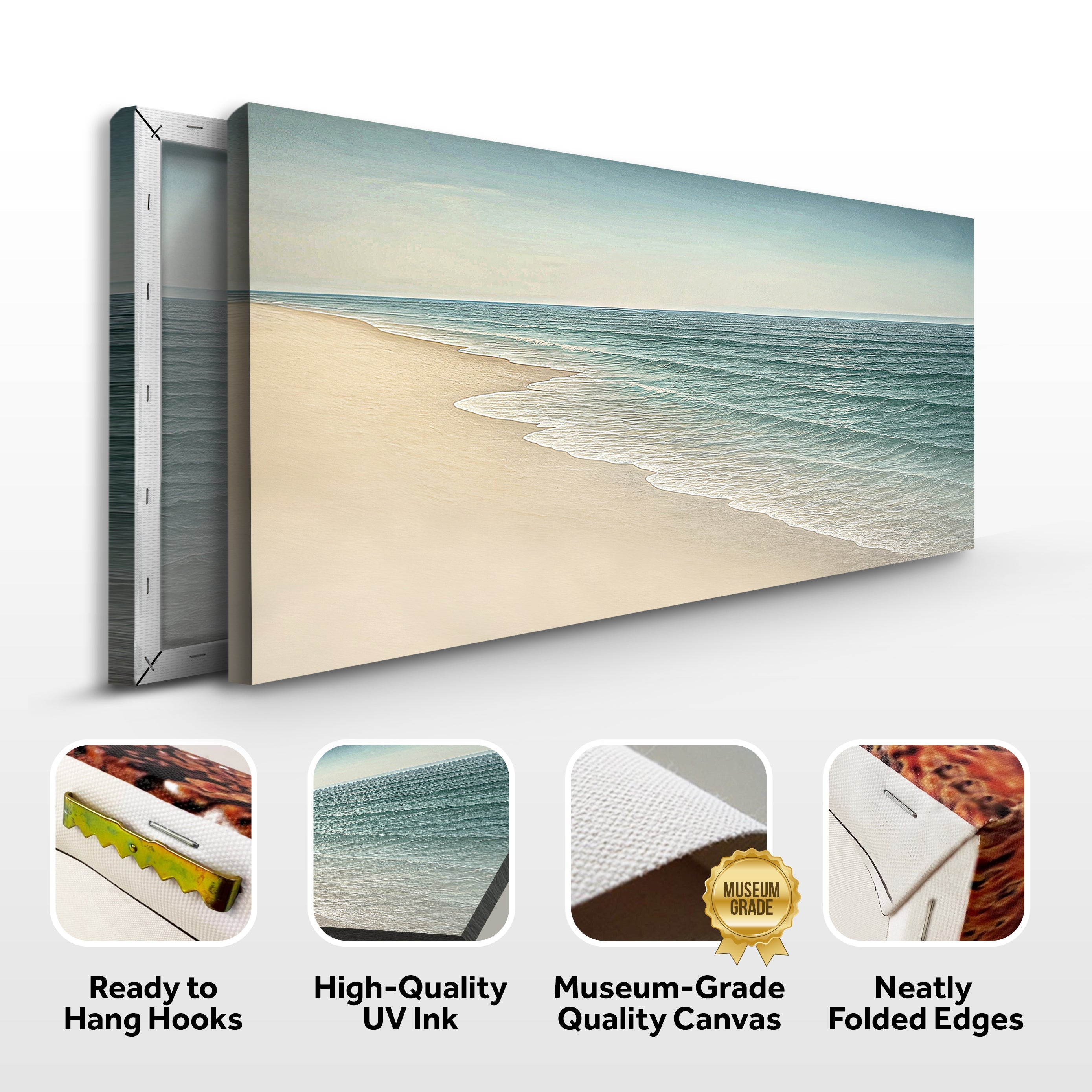 Beach Shoreline Coastal Wall Art II on sale at MyriadMart